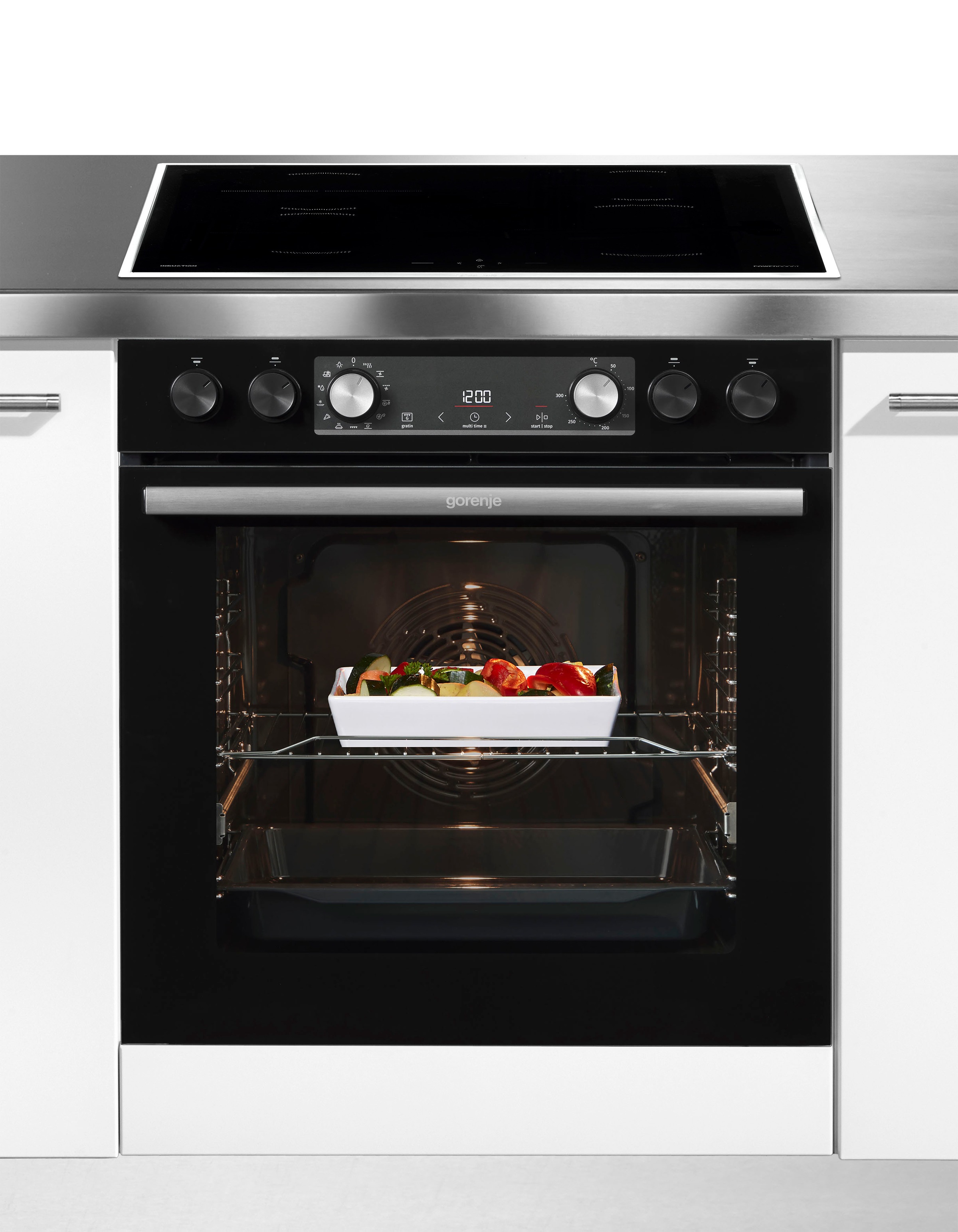 GORENJE Induktions Herd-Set "Black Set 5 Induktion", schwarz, Herdsets