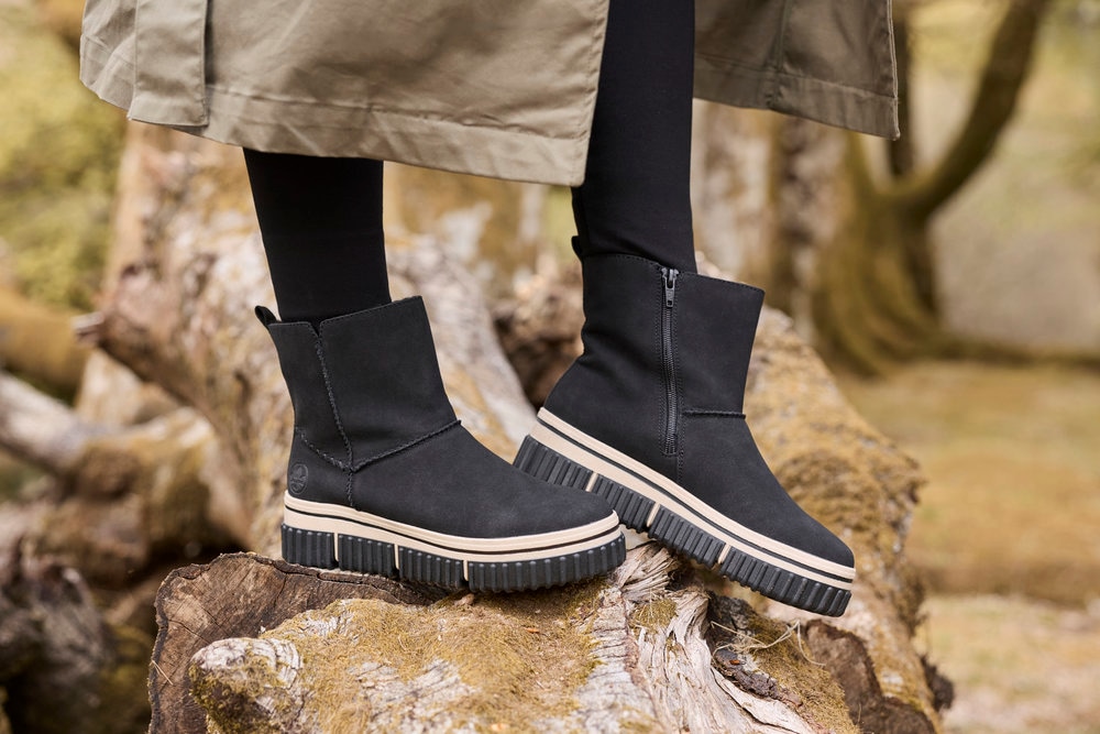 Rieker Winterboots  Keilstiefelette, Boots mit Reißverschluss