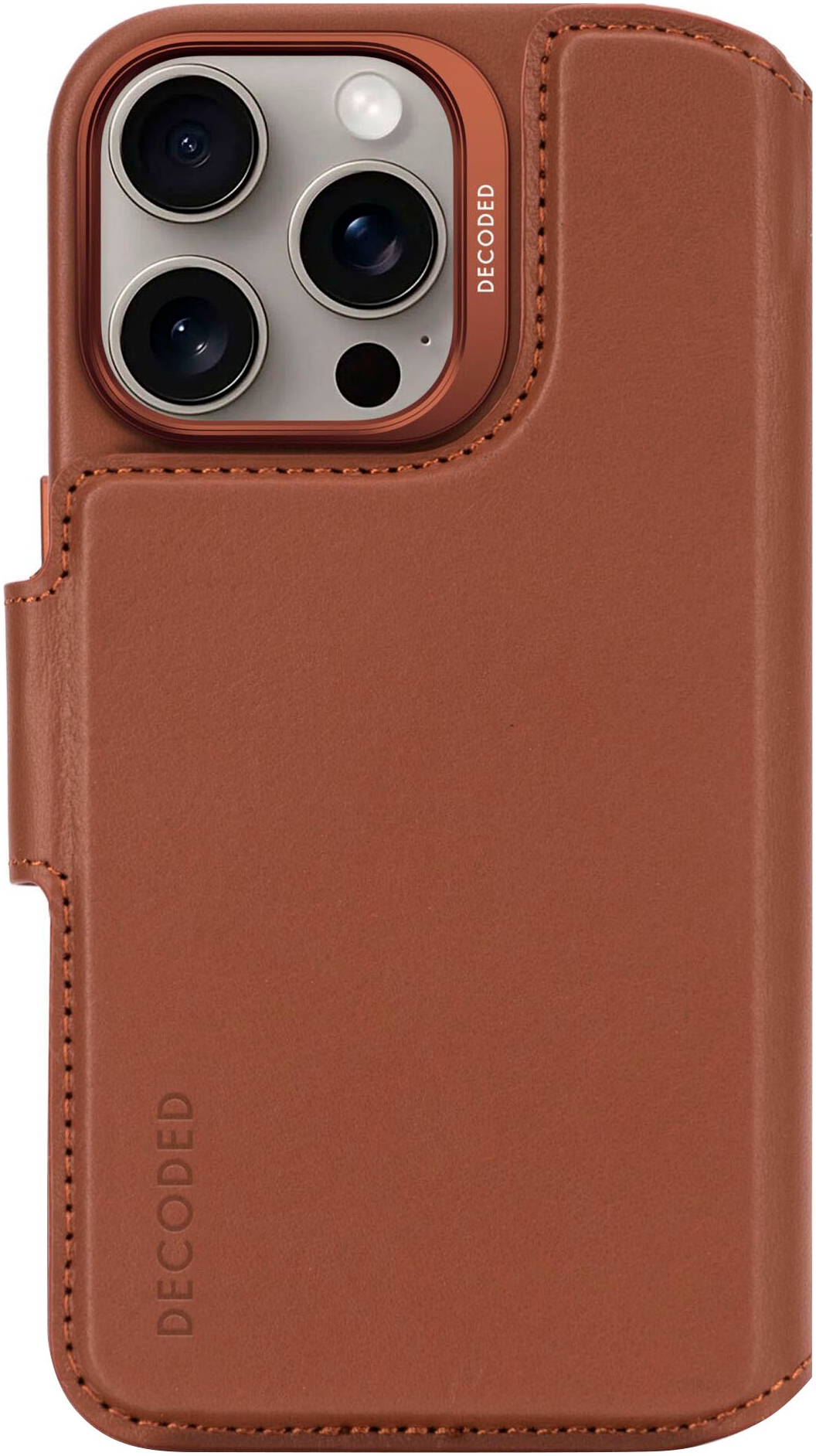 DECODED Smartphone-Hülle »Leather Detachable Wallet iPhone 16 Pro«, Smartphones