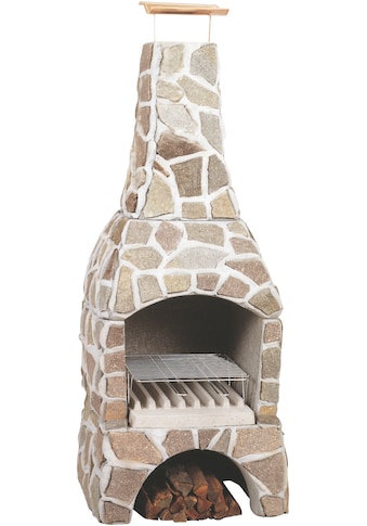 WELLFIRE Grillkamin »Landau« BxTxH: 80x77x202 c...