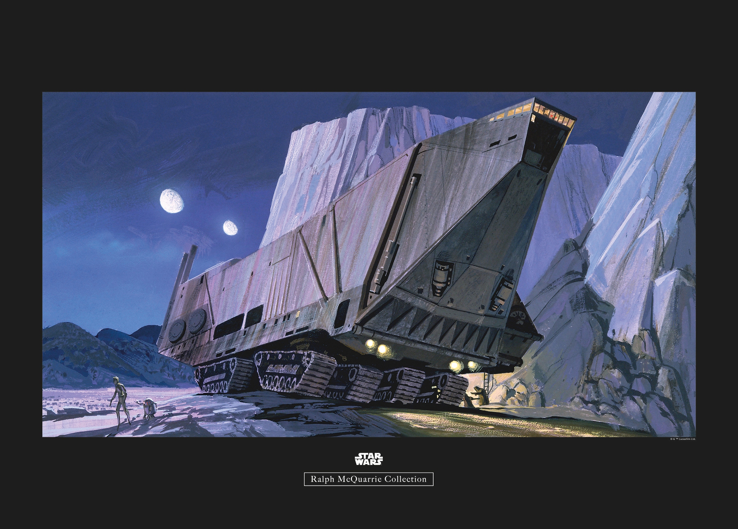 Komar Poster "Star Wars Classic RMQ Sandcrawler", Star Wars, (1 St.), Kinderzimmer, Schlafzimmer, Wohnzimmer