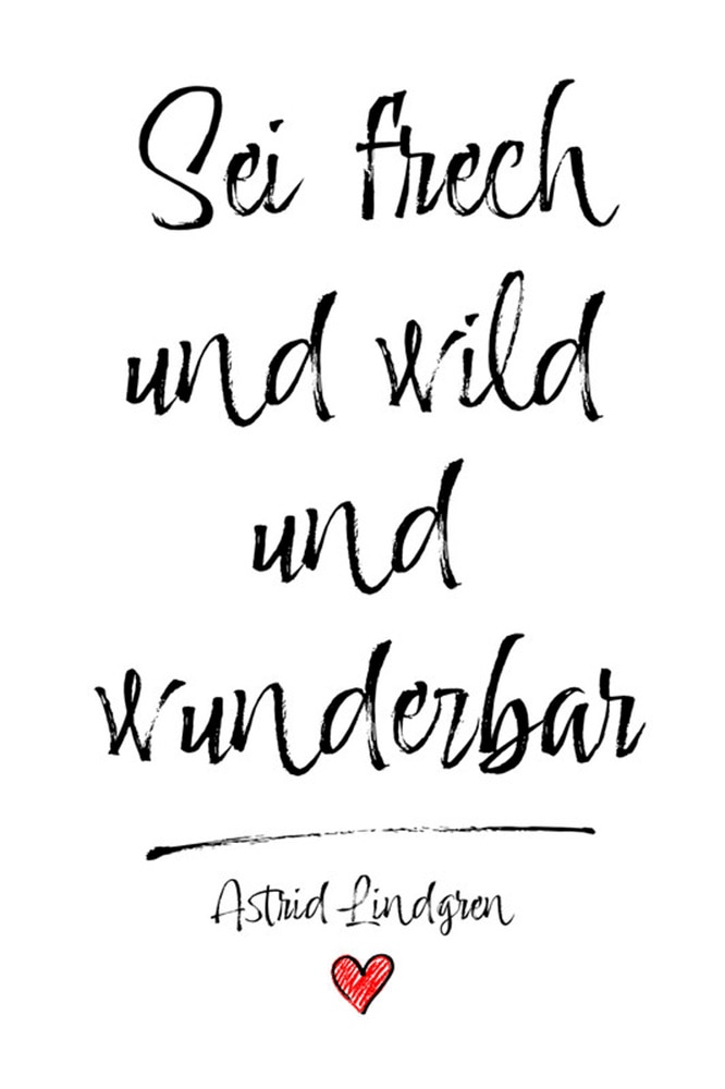 A.S. Création Leinwandbild "Frech - Wandbild Schwarz Weiß Rot Keilrahmen Ku günstig online kaufen