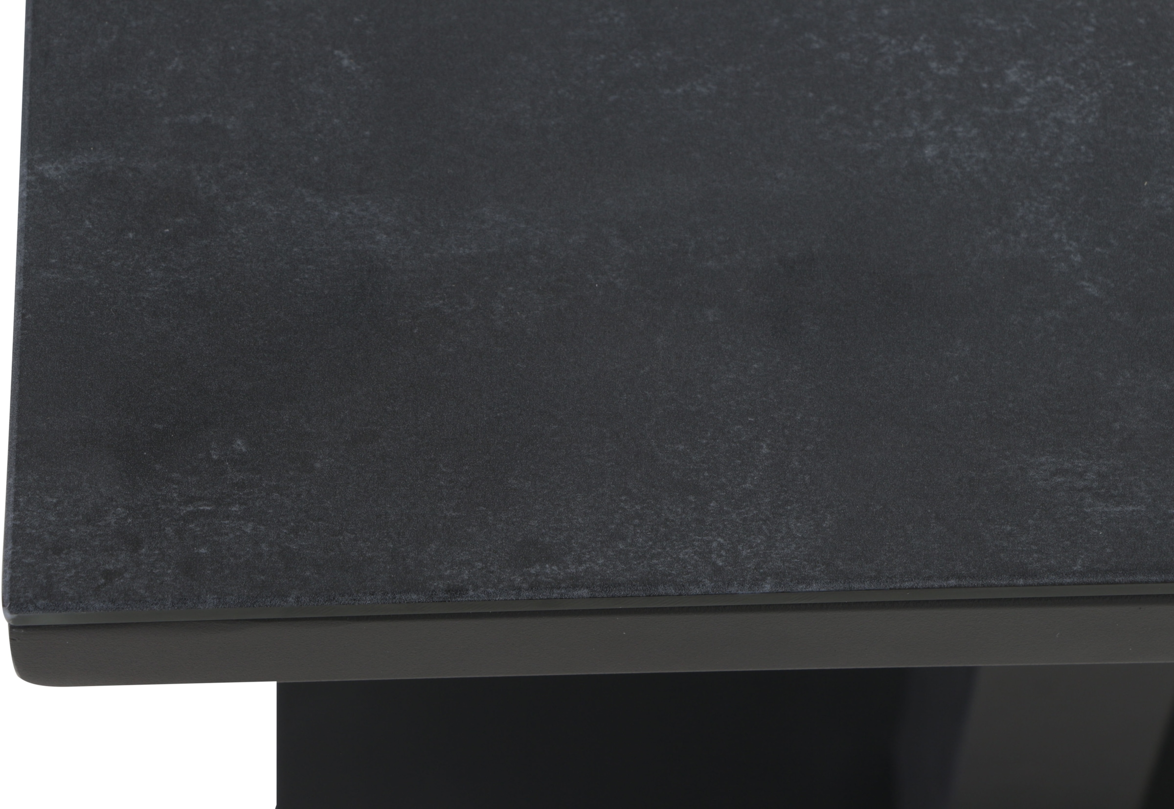 Siena Garden Gartentisch »TORENO Lift-Beistelltisch 60x40cm« Aluminiumgestell matt anthrazit, Tischplatte aus Glas in dark concrete