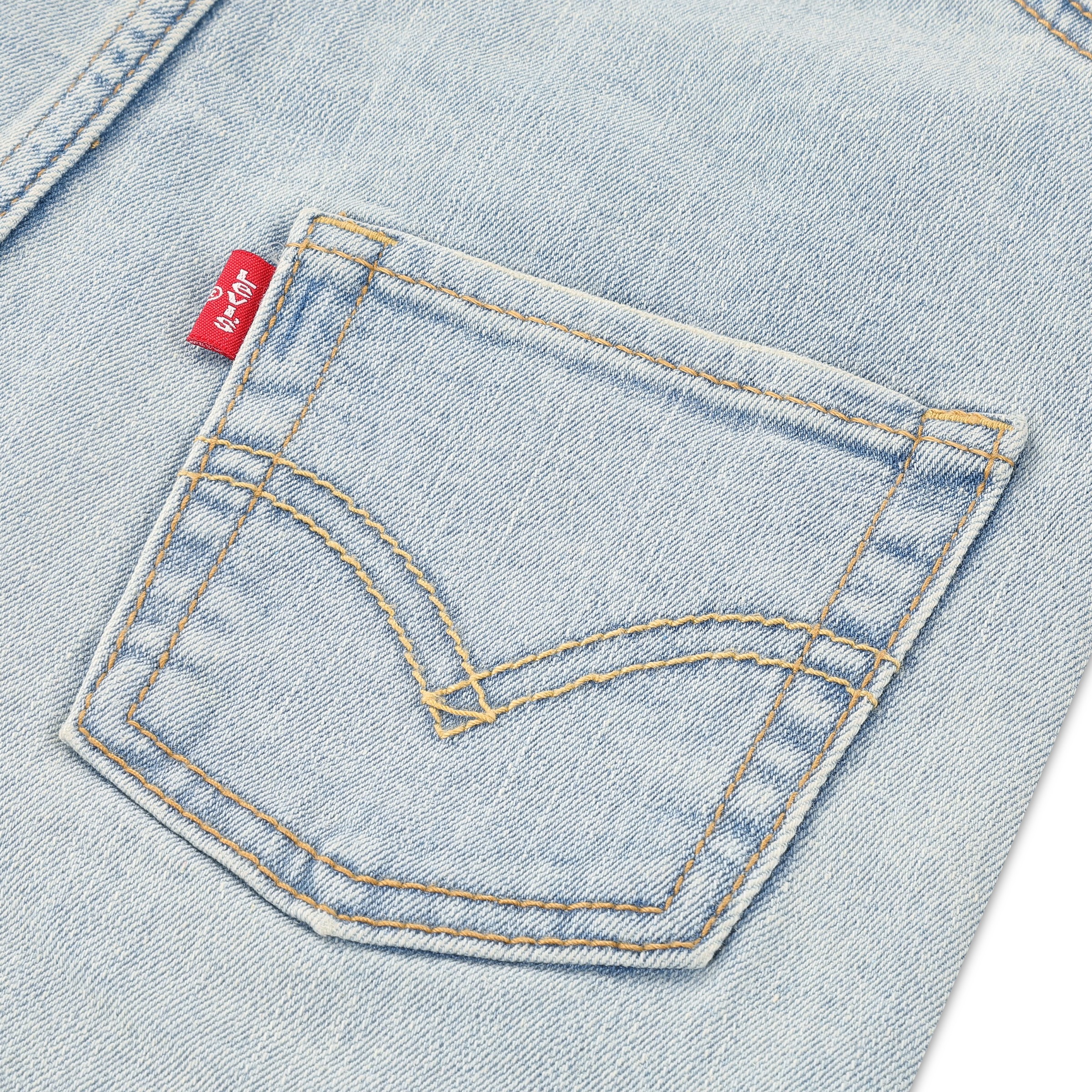 Levi's® Kids Jeanslatzhose »LVN DENIM OVERALL« wickelfreundliche Knopföffnung, Regular Fit
