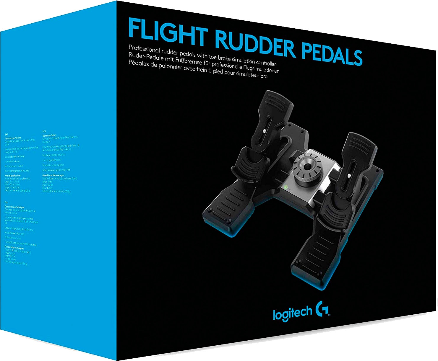 Logitech G Gaming-Adapter »Logitech G Saitek Pro Flight Rudder Pedals«, 1,8 cm