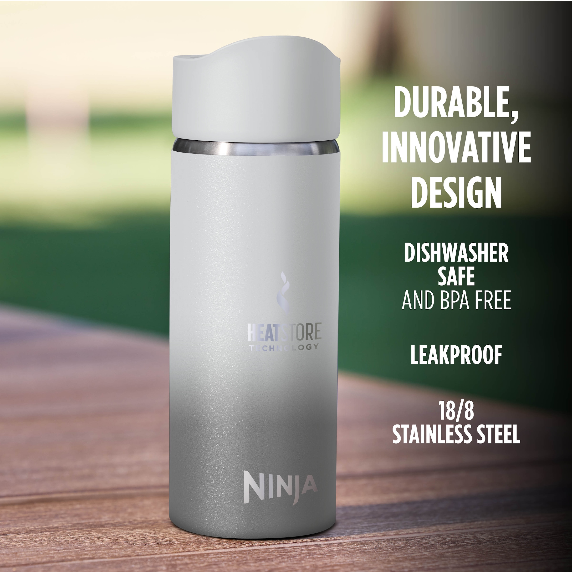 NINJA Isolierflasche »Ninja Sip Perfect Reisebecher - 300 ml DW1203EUU / 400 ml DW1603EUU«, Kontrollierte Wärme für den perfekten Schluck, jedes Mal