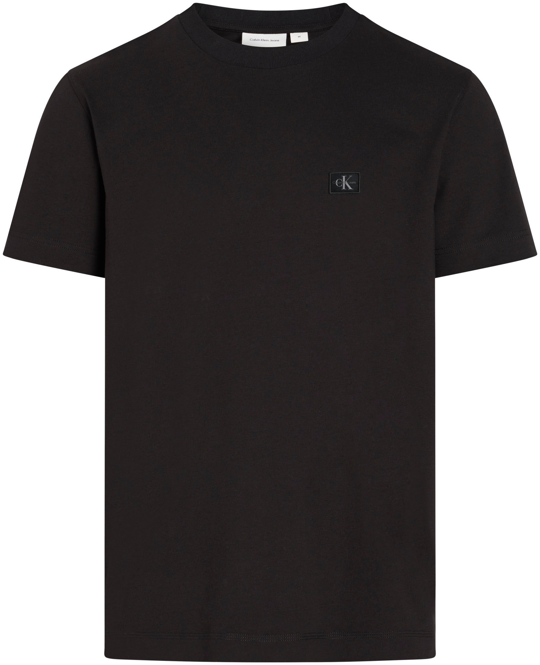Calvin Klein Jeans Rundhalsshirt »WOVEN LABEL REGULAR TEE«, Logostickerei