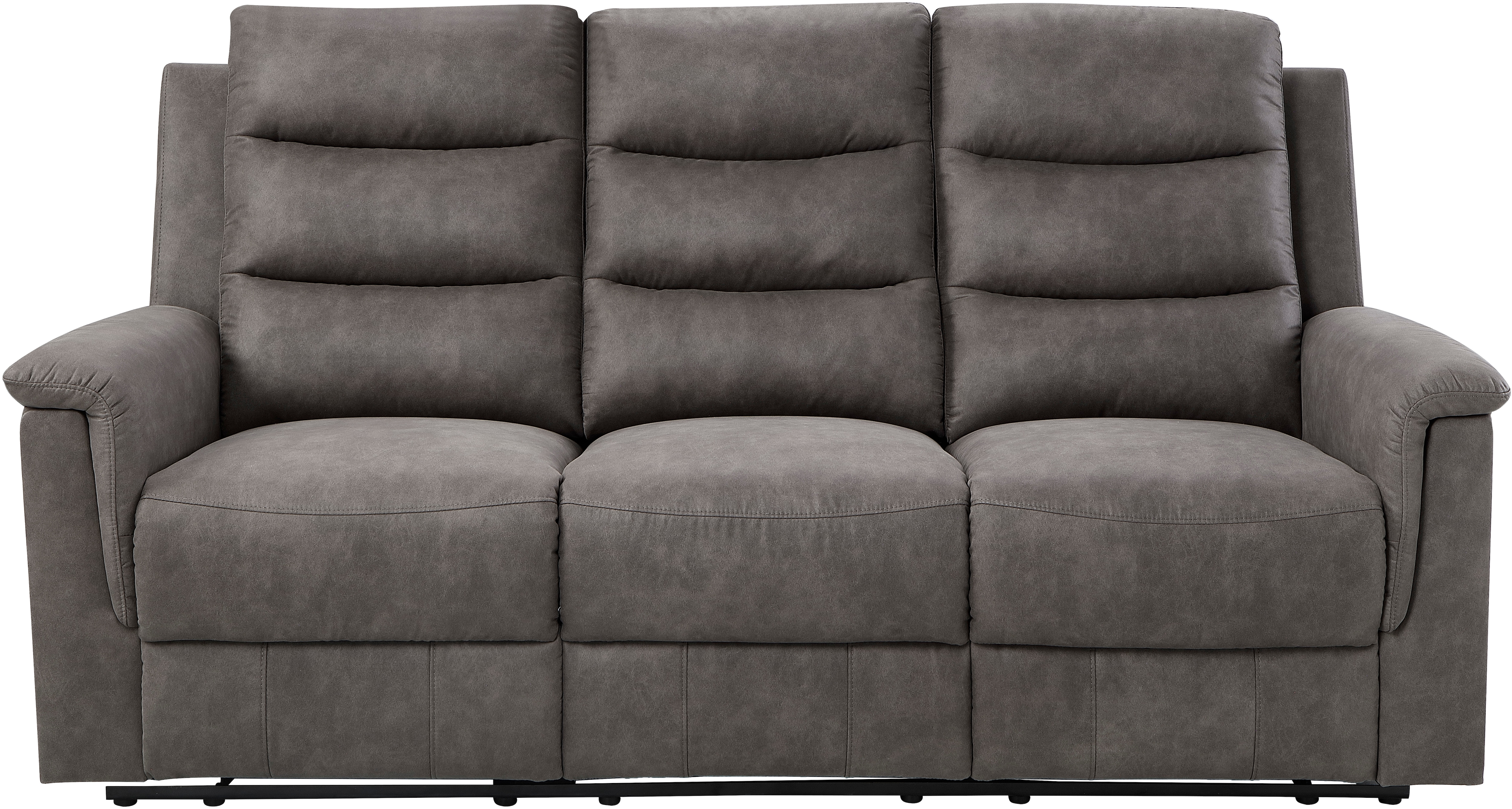 OTTO home 3-Sitzer "Cliff mit 2 Relaxfunktionen, extra bequem, B:198cm, Kinosofa" Federkern und Becherhaltern in klappbarer Mittelkonsole