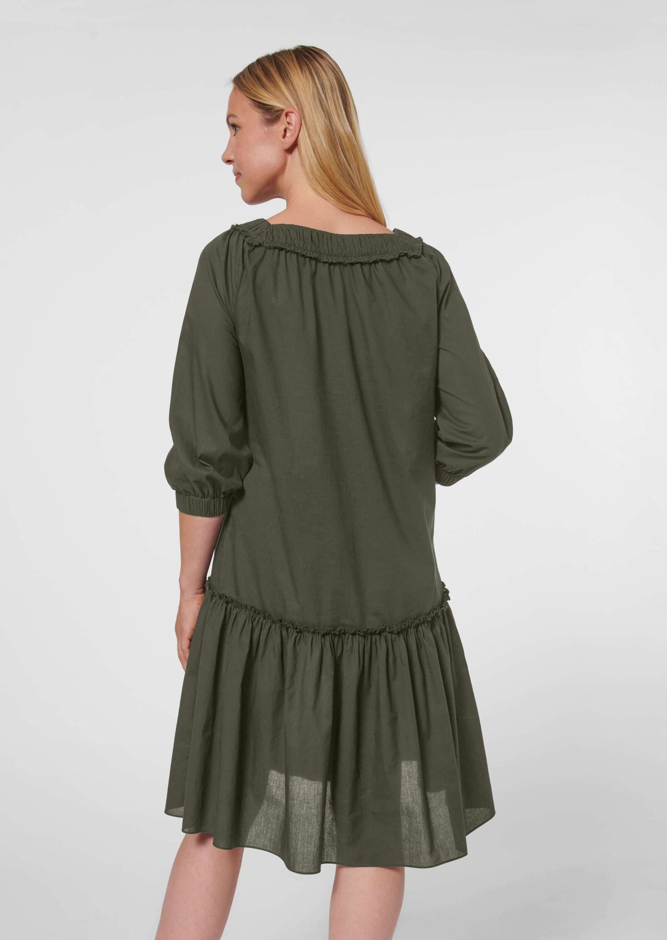 MADELEINE Sommerkleid »Kleid Kleid mit 3/4-Ärmeln und Volant«
