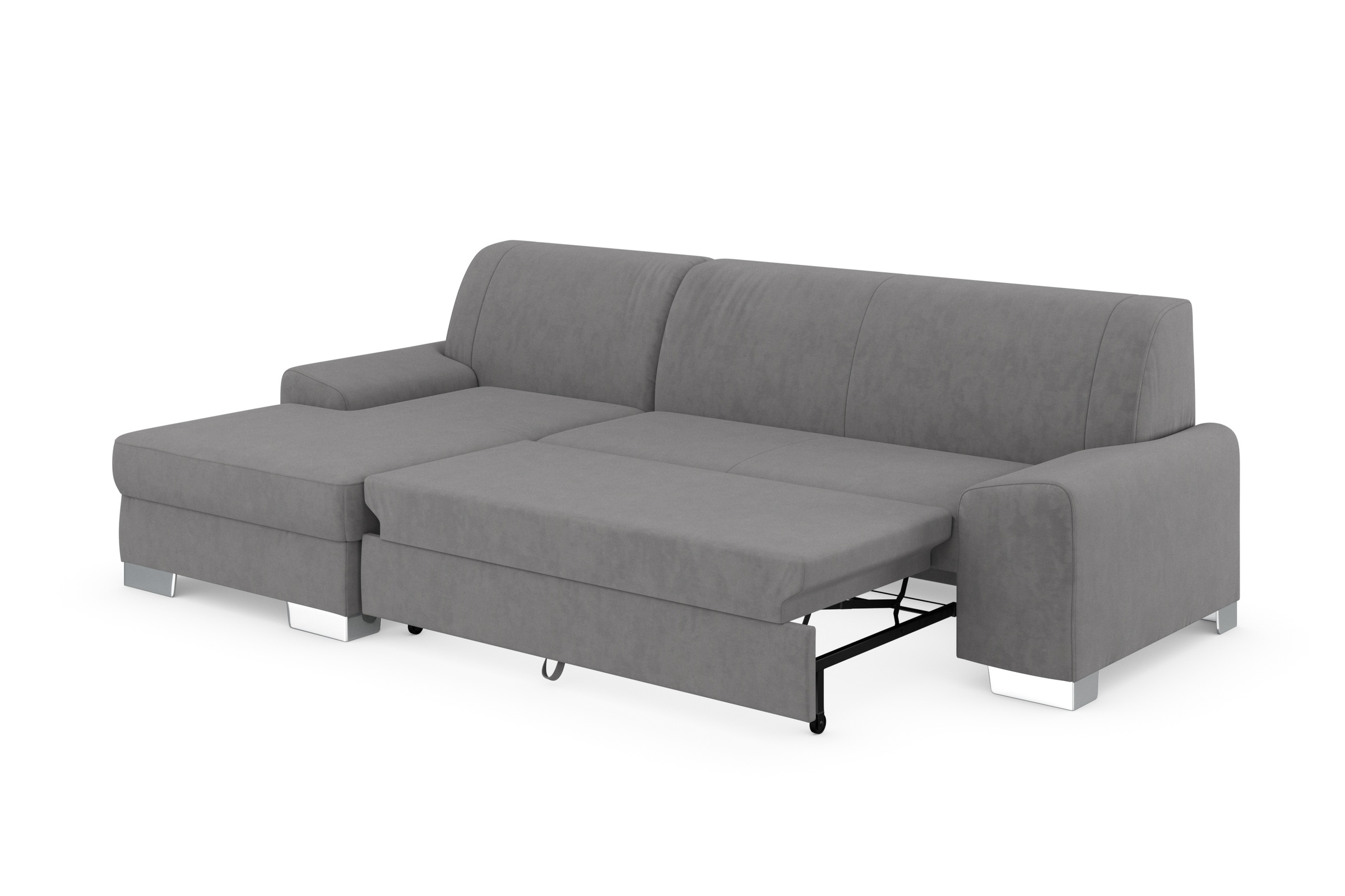 DOMO collection Ecksofa »Anzio L-Form«, wahlweise mit Bettfunktion und Federkern