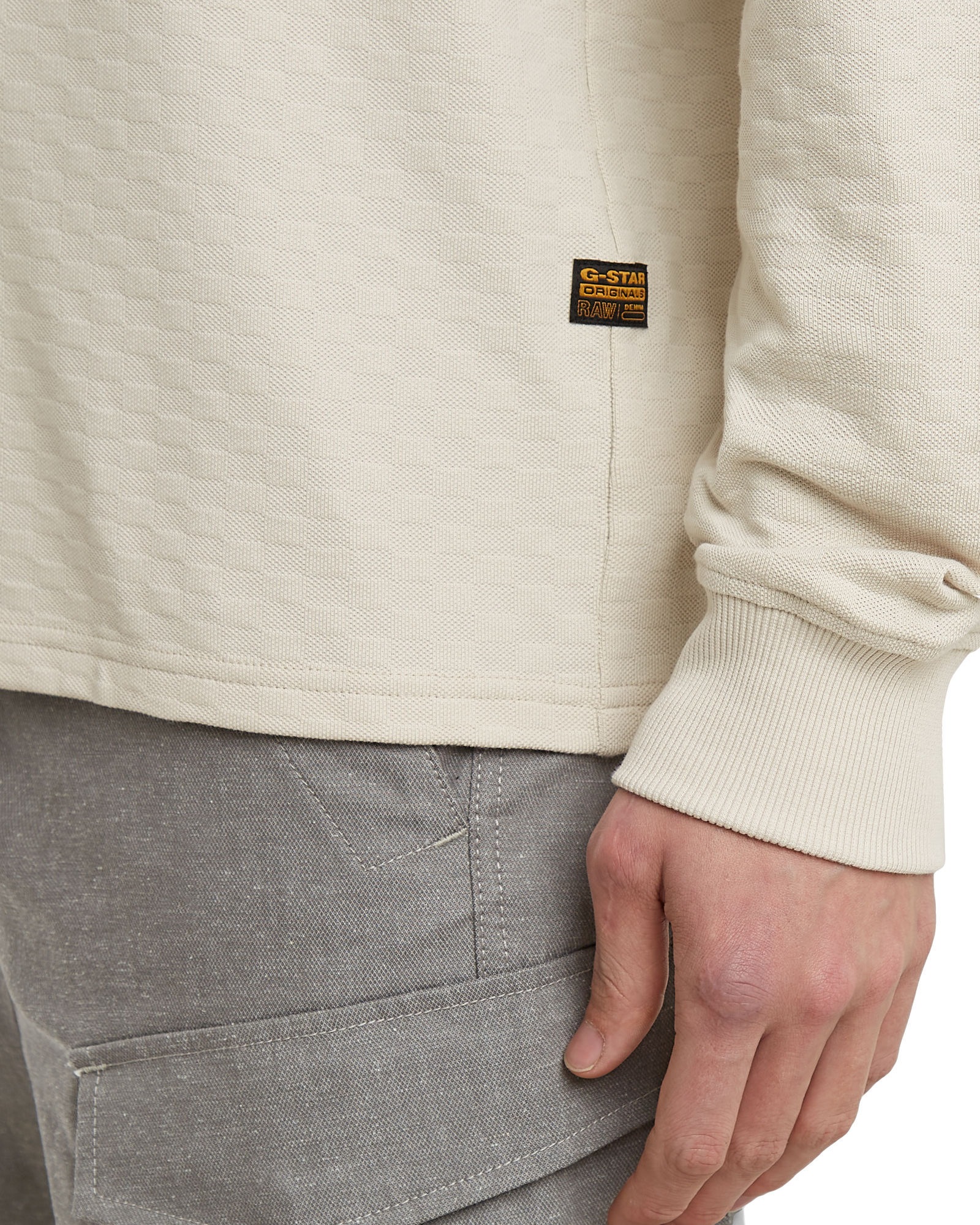 G-STAR T-Shirt »Checquard Tweeter Half Zip«