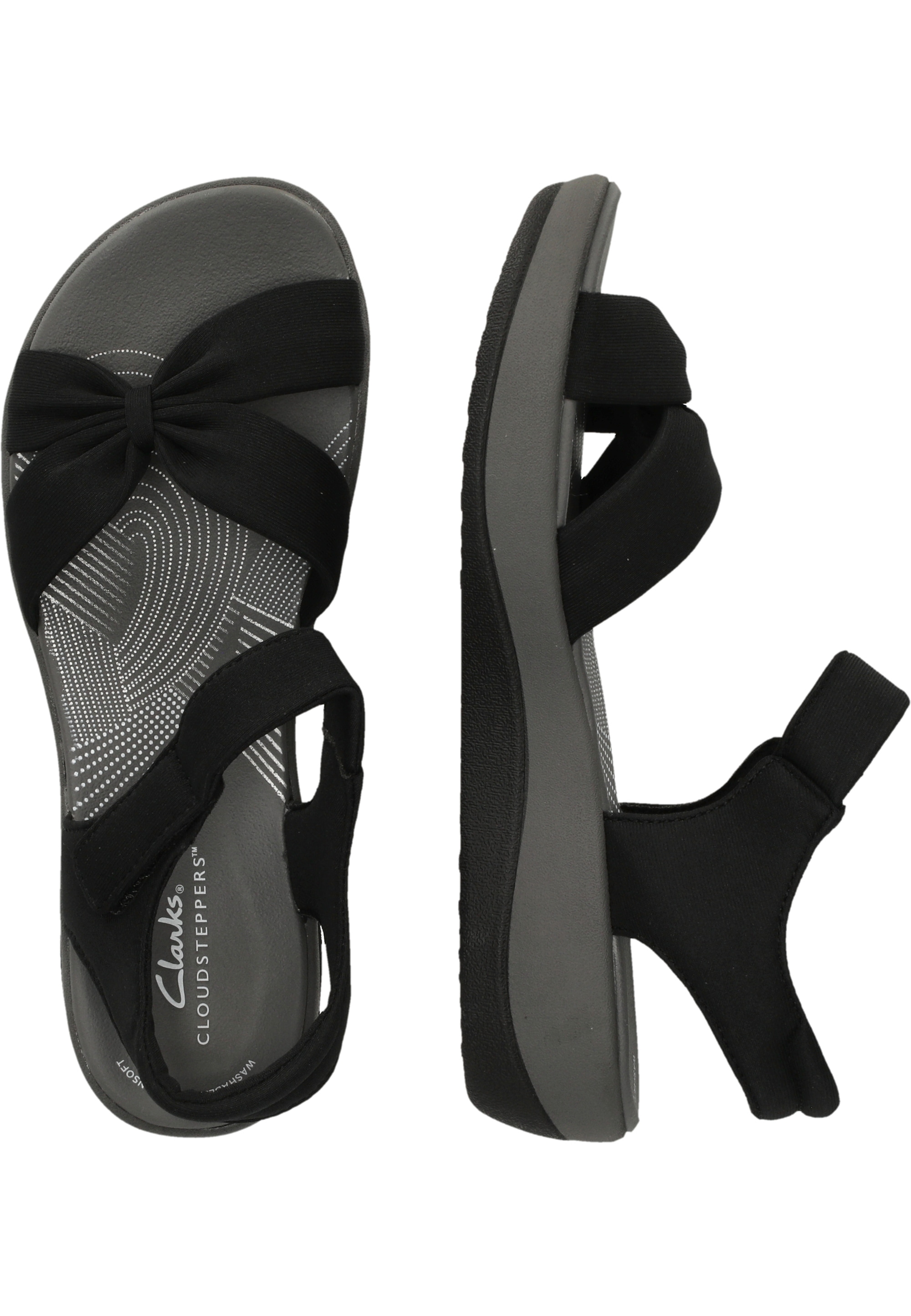 Clarks Sandale »Arla Shore«, mit ultrabequemer, geschwungener Sohle