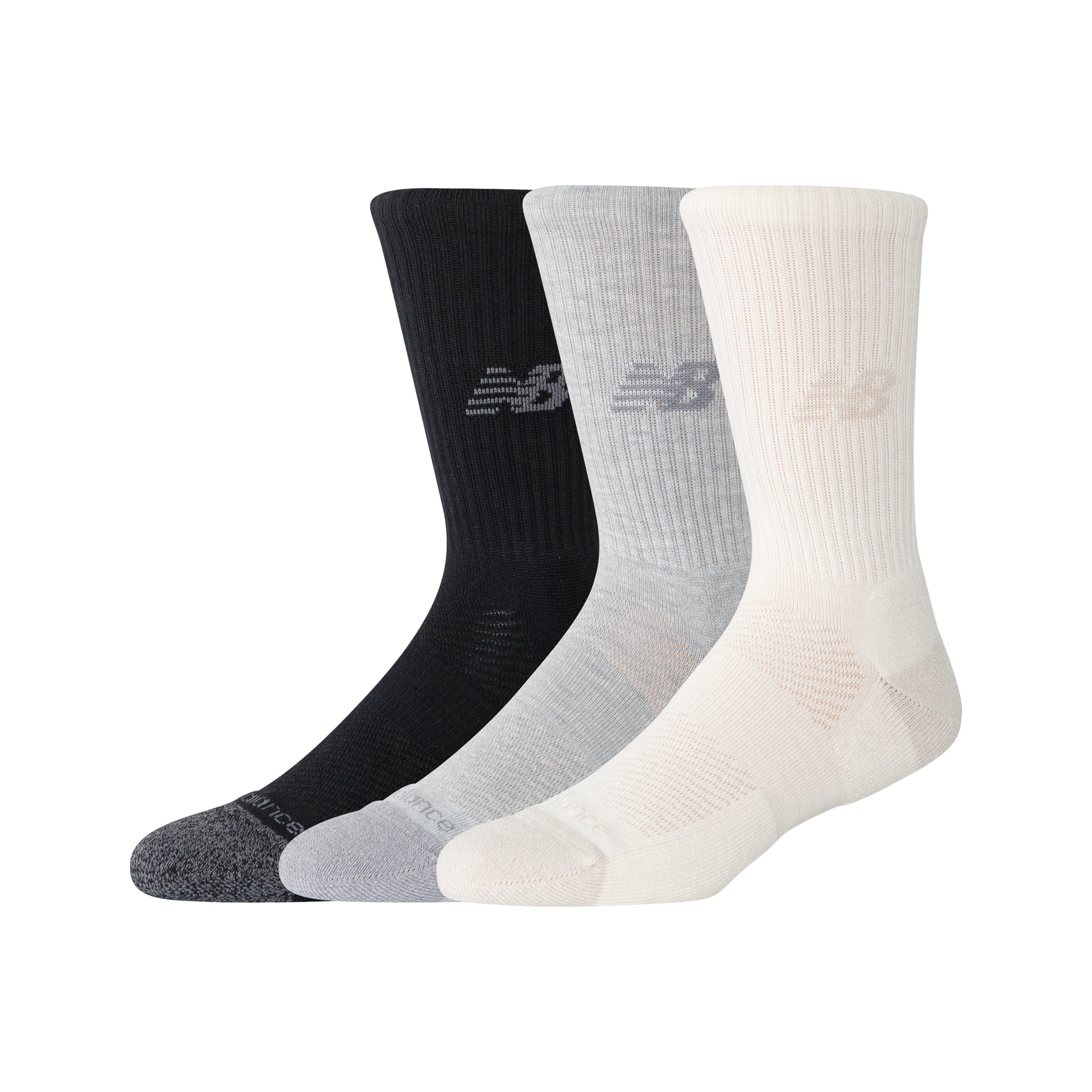 New Balance Sportsocken "ACTIVE CREW SOCKS 3 PACK" 3 Paar tlg. 3er-Pack, Cushion-Ausführung, strapazierfähige Verarbeitung