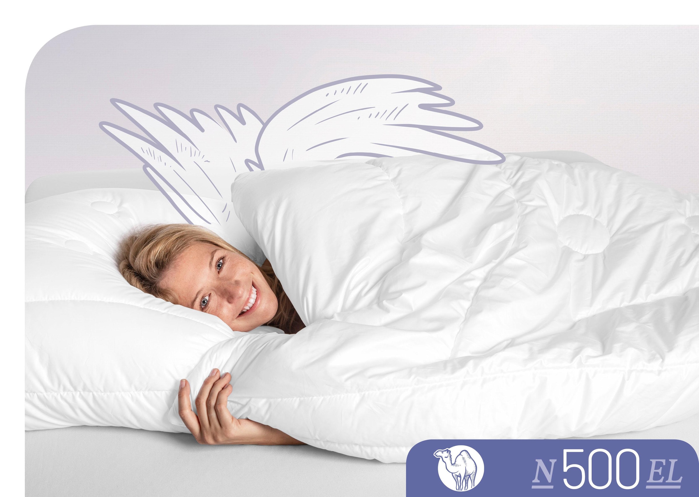 Schlafstil Naturhaarbettdecke »N500« extraleicht 1 Stk. tlg. hergestellt in Deutschland, allergikerfreundlich