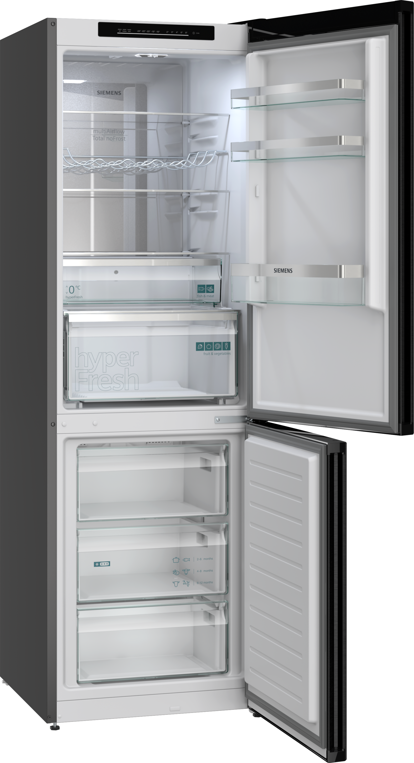 SIEMENS Kühl-/Gefrierkombination iQ300 »KG36NVXBG« 186 cm hoch 60 cm breit