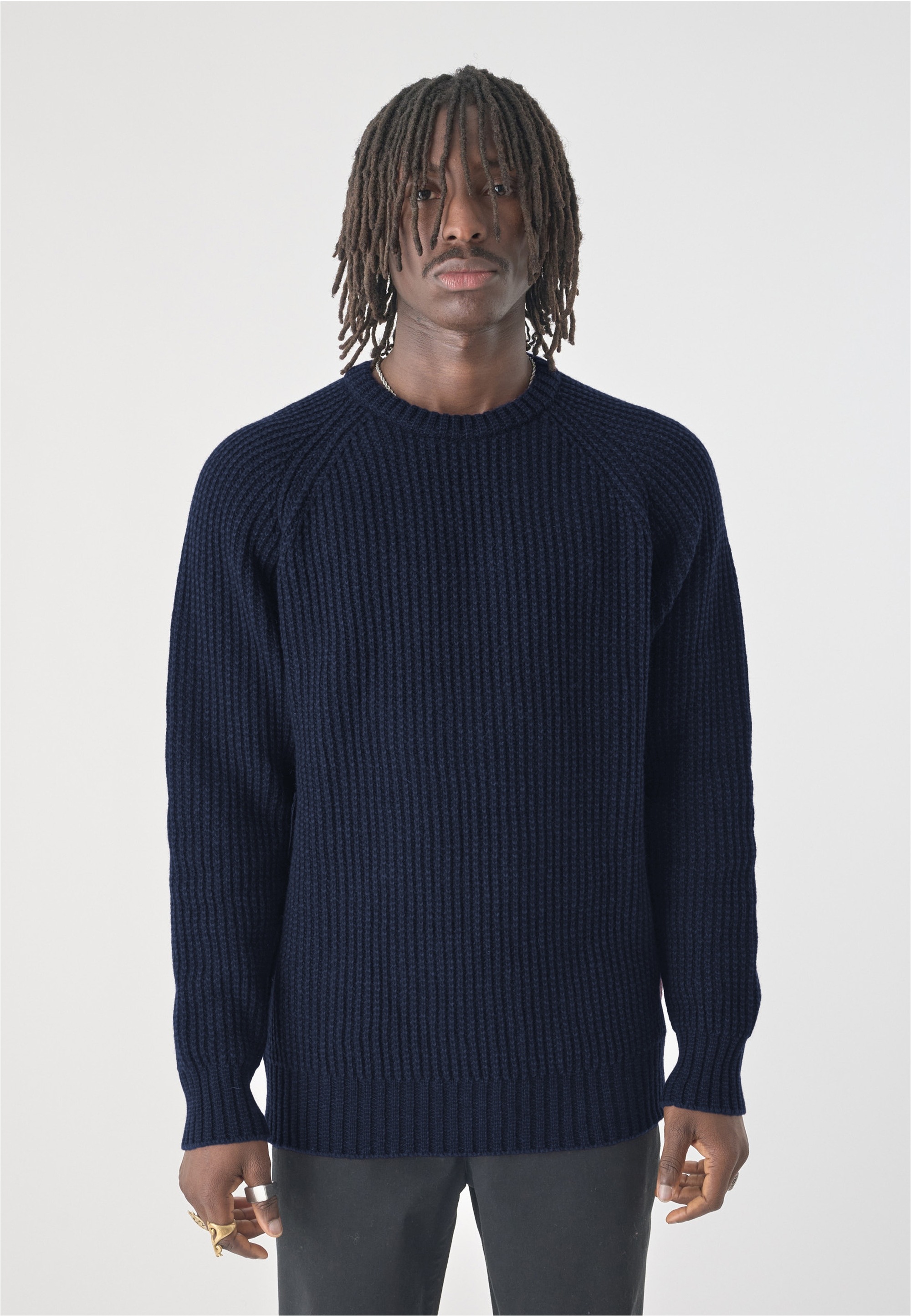 Cleptomanicx Strickpullover "Big Ben" im trendigen Ripp-Strick-Design