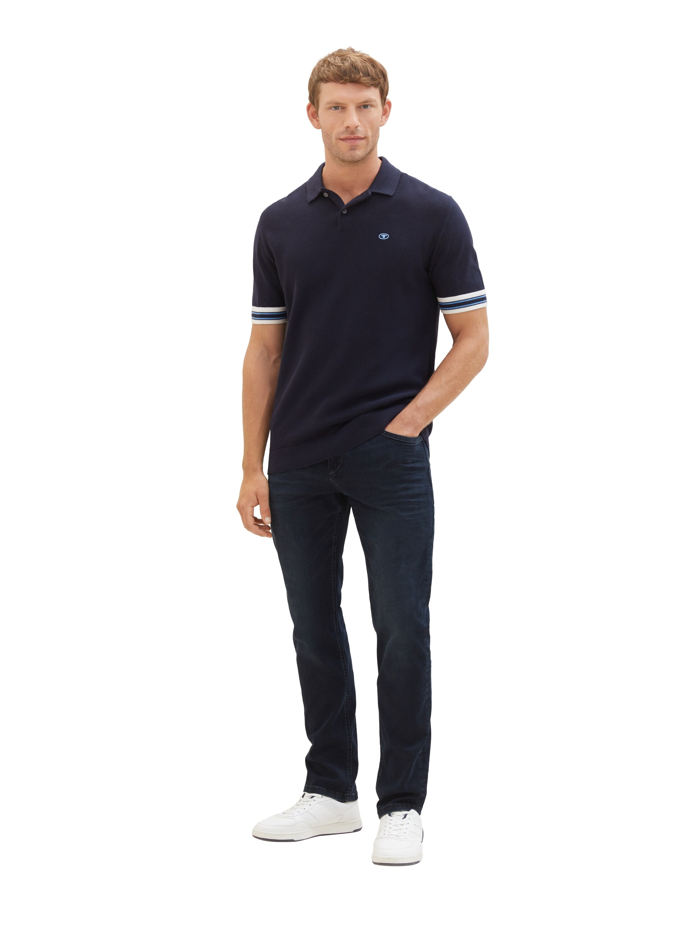 TOM TAILOR Slim-fit-Jeans, in dunkler Waschung