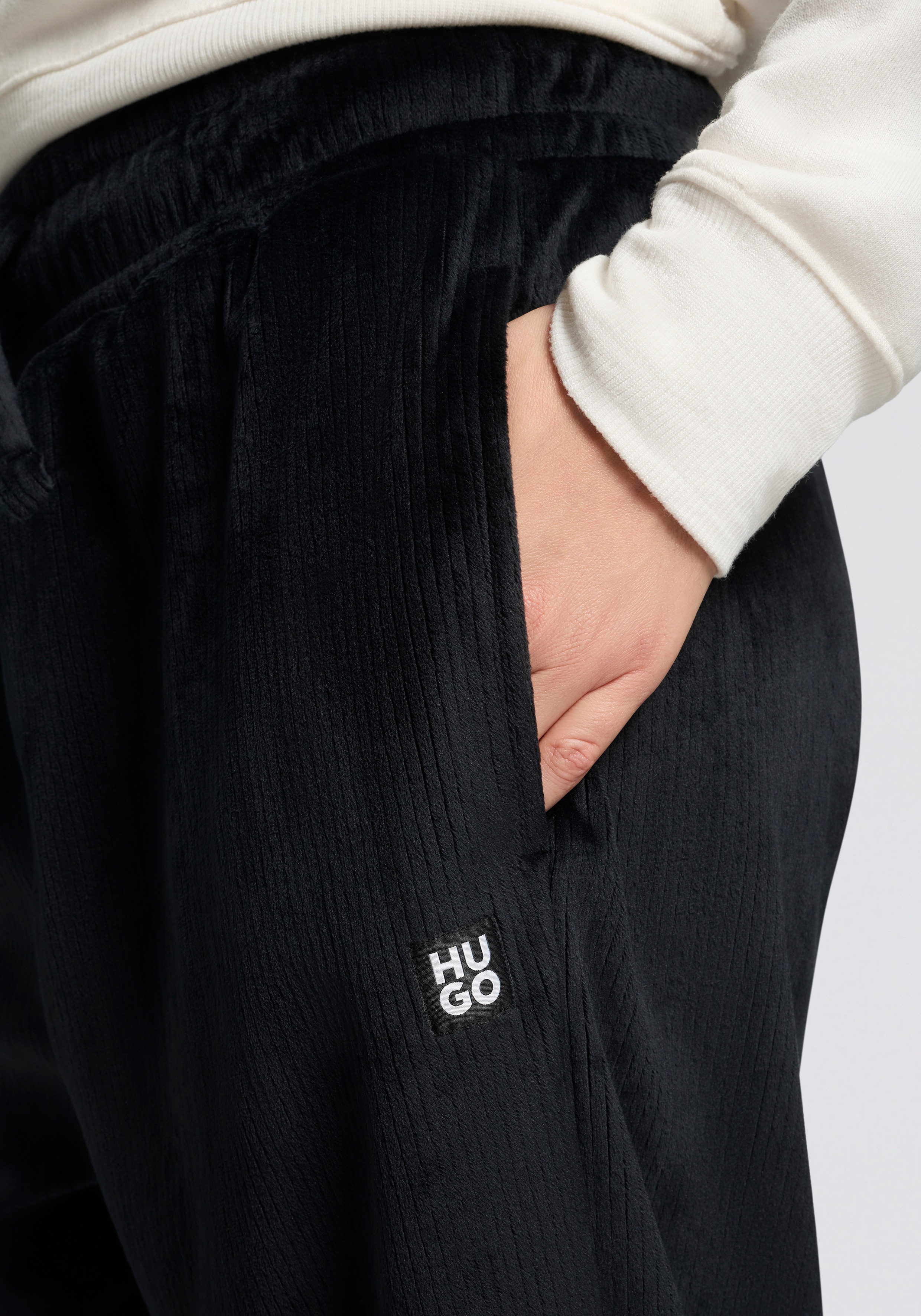 Thumbnail - HUGO Underwear Sweathose "VELVET" mit leichtem Glanz