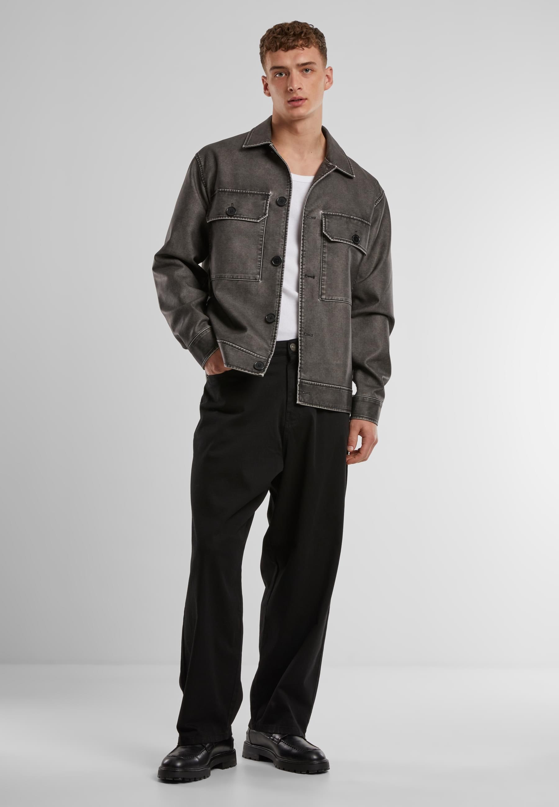 URBAN CLASSICS Stoffhose »Urban Classics Tapered Twill Baggy Pants«, (1 tlg.)