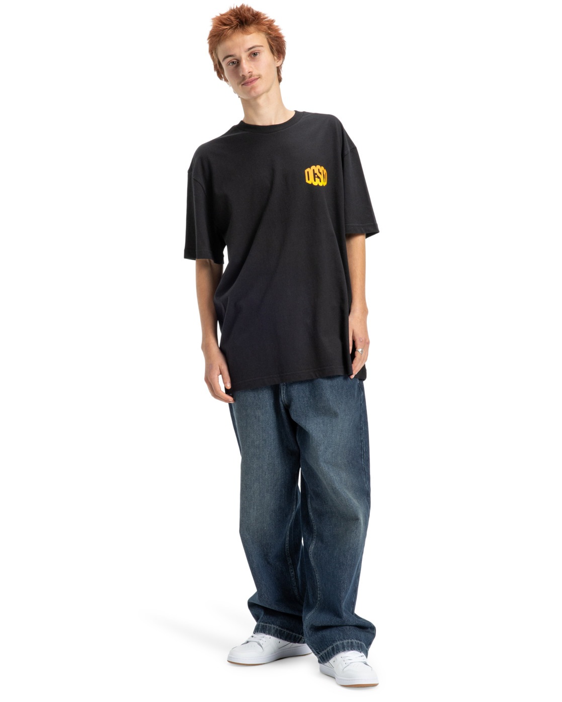 T-Shirt DC Shoes Squash It Noir M 3