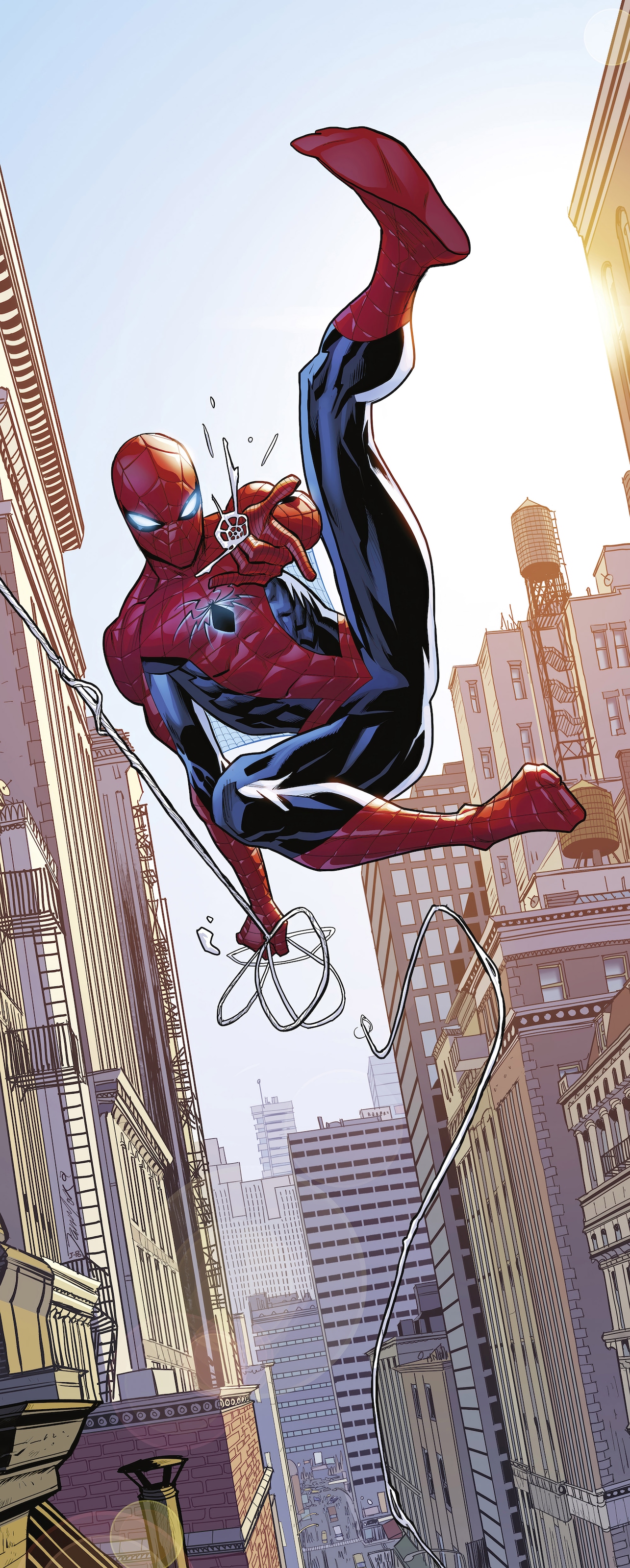 Komar Kindertapete »Marvel Spider-Man Swinging«, bedruckt