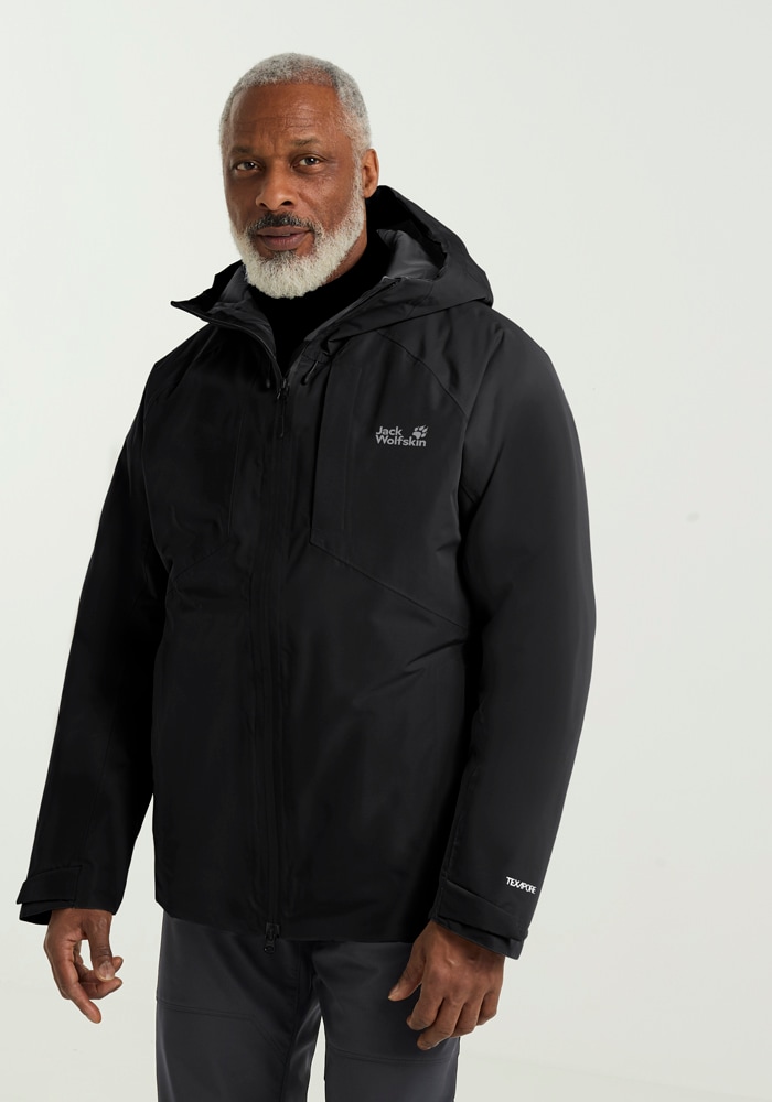Jack Wolfskin Daunenjacke "ICECAPE 2L DOWN INS JKT M RDS" wasserdicht, winddicht, mit Daunenfüllung aus Entendaune und Federn