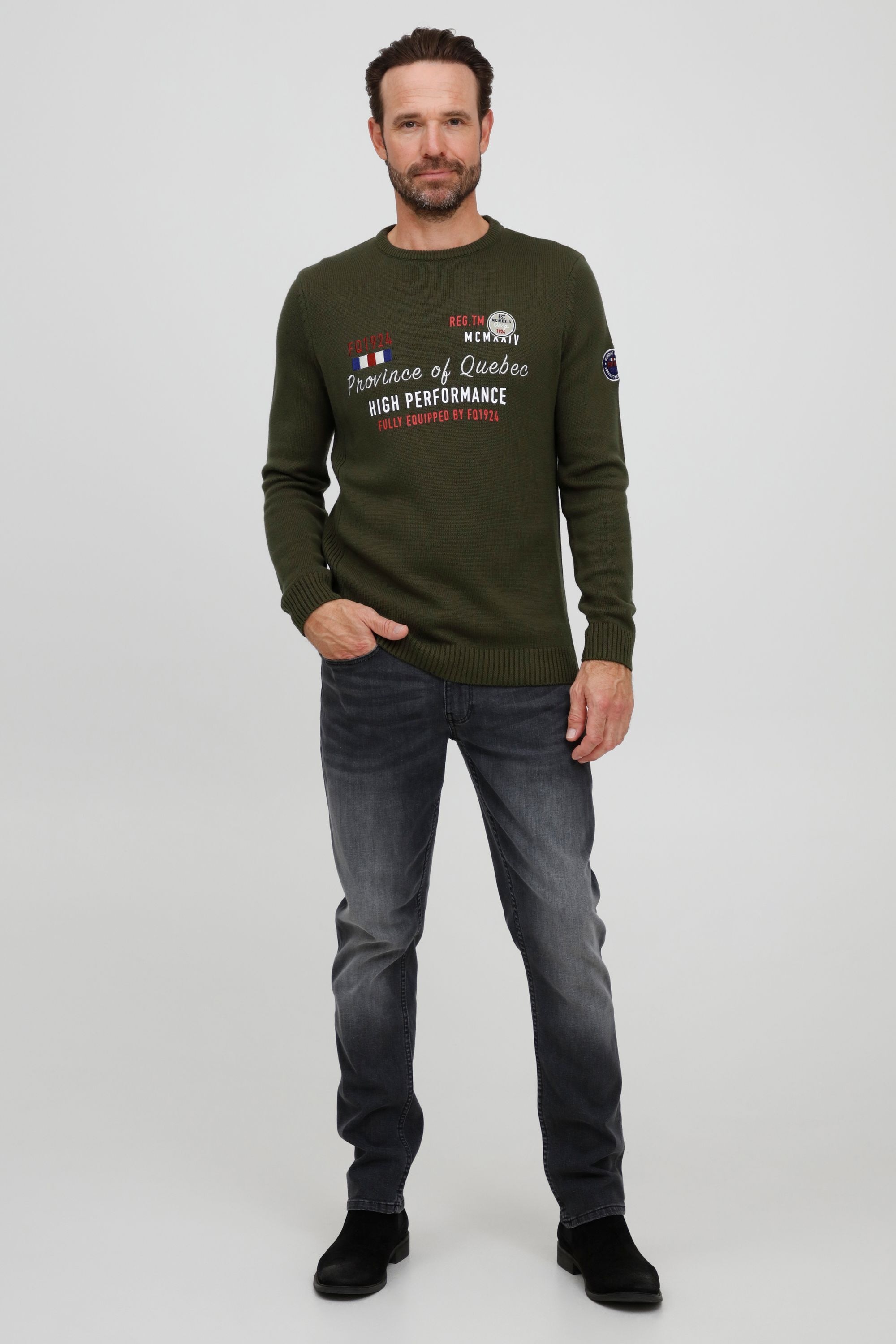 Thumbnail - FQ1924 Strickfleece-Pullover "Strickpullover FQErlo"