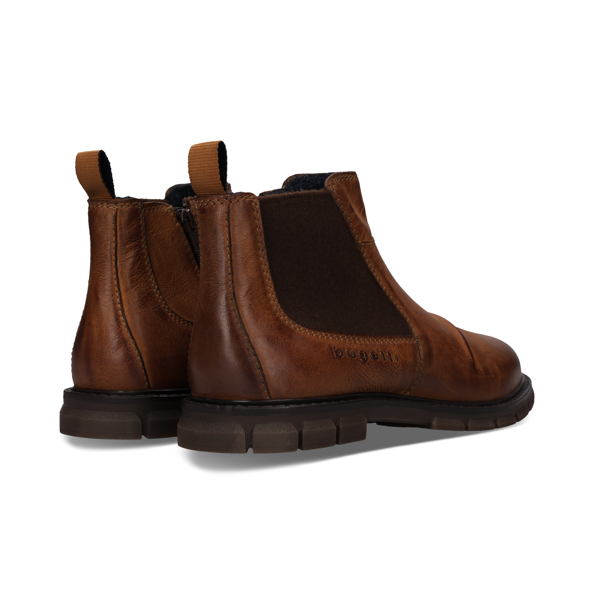 bugatti Chelseaboots  Stiefelette, Business-Boots mit Stretch, in Used-Optik