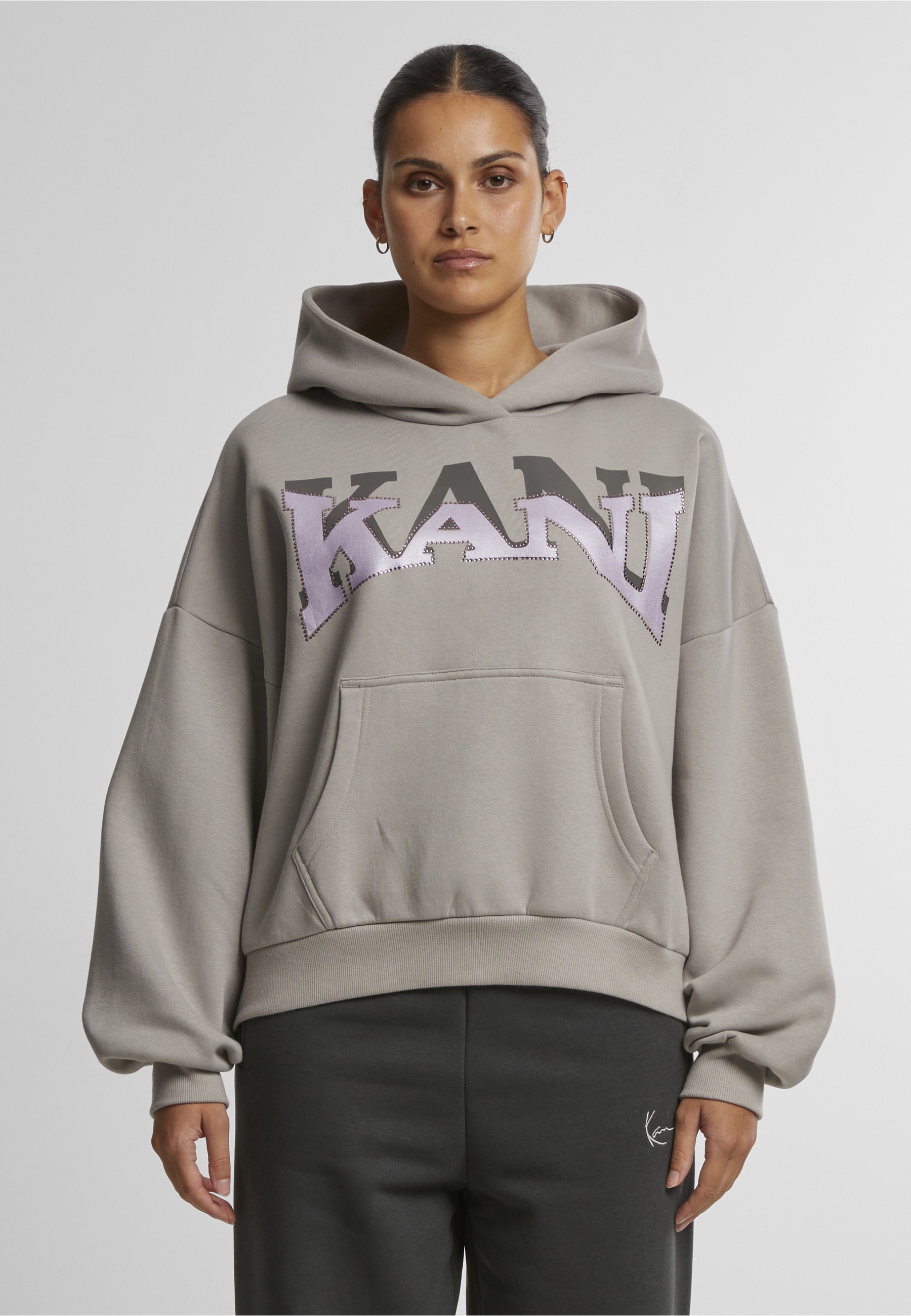 Karl Kani Kapuzensweatshirt »Karl Kani KK Woven Signature Glitter Os Hoodie«
