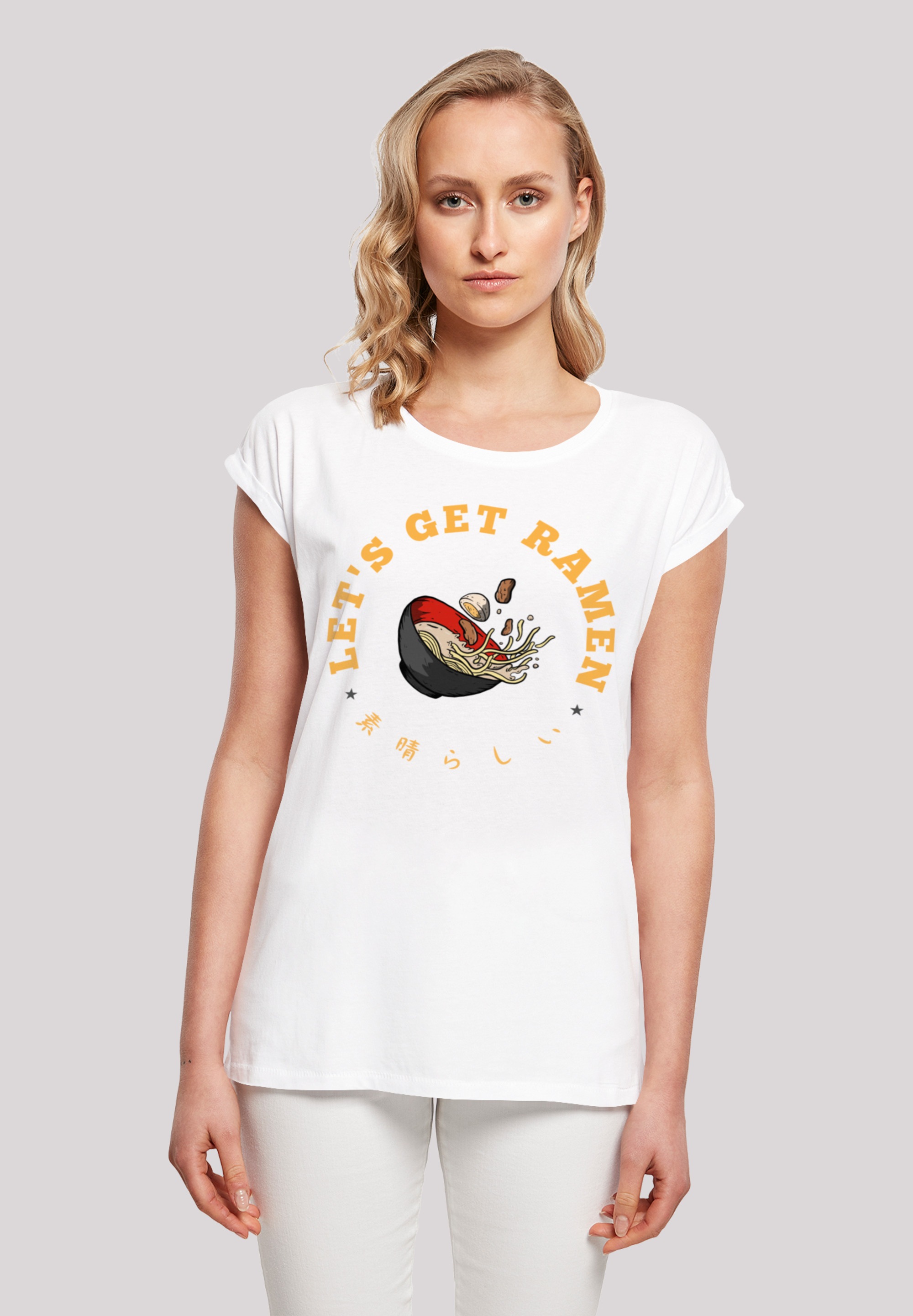 F4NT4STIC T-Shirt "Lets get Ramen", Print