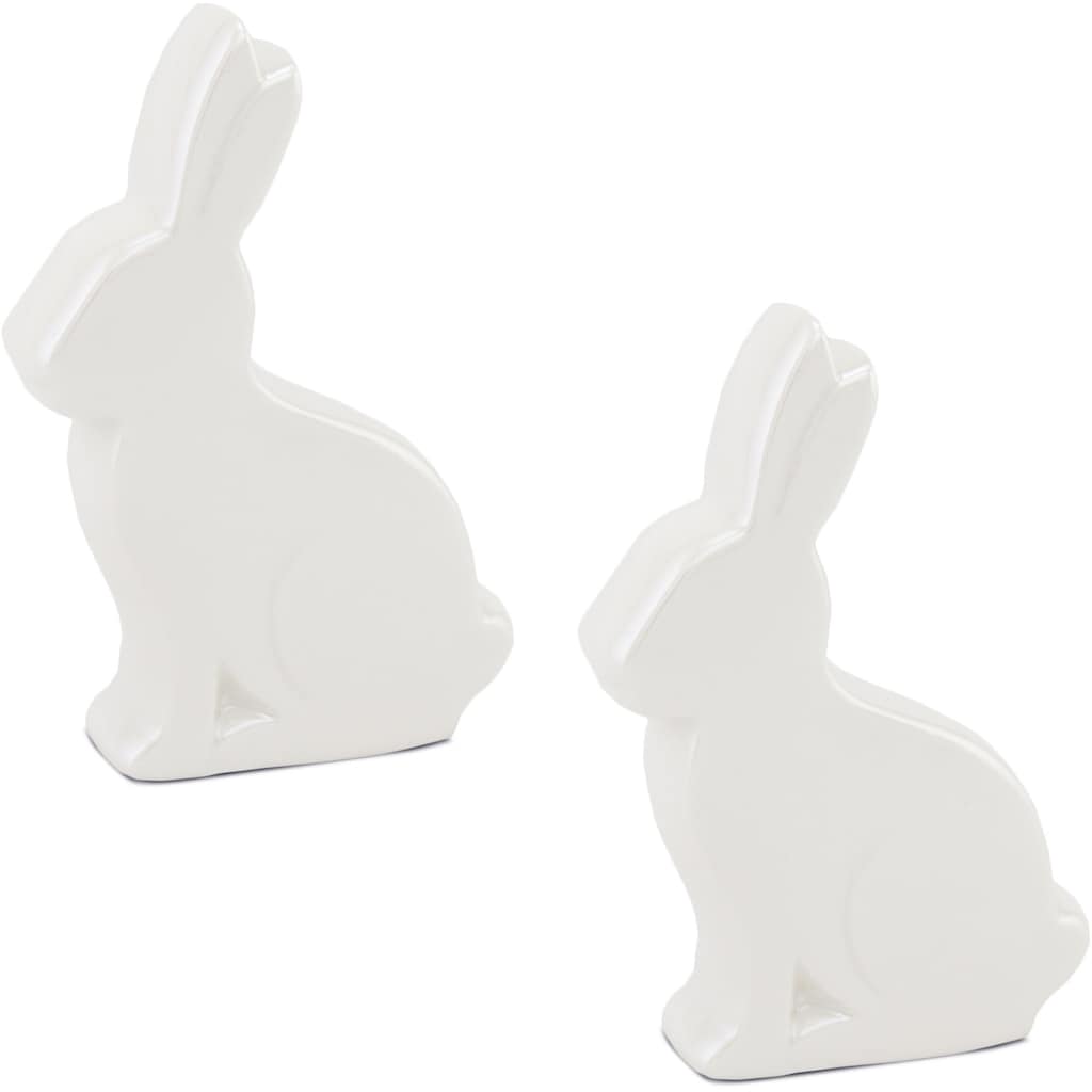 RIFFELMACHER & WEINBERGER Osterhase »Hasenfiguren, sitzend, aus Porzellan, weiß«