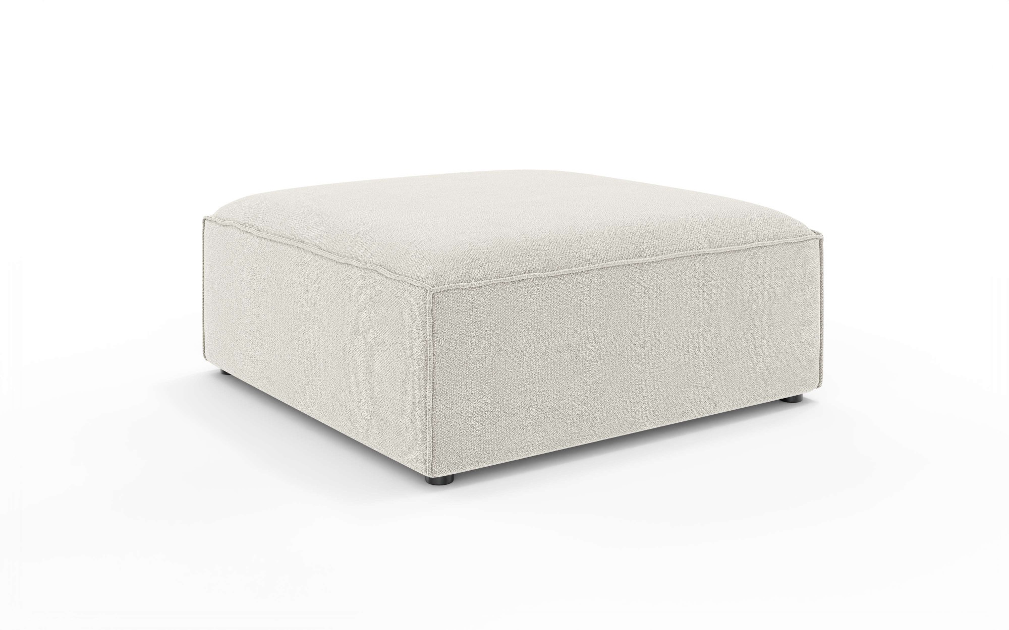 OTTO home Polsterhocker "HAILY Sitzhocker XL passend zur Serie, Maße B/T/H: 100/100/42 cm" als Modul oder separat verwendbar, für individuelle Zusammenstellung