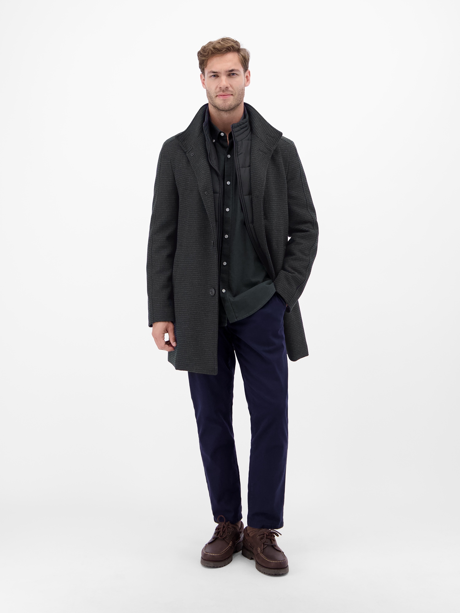 LERROS Wollmantel »Herren Wollmantel«