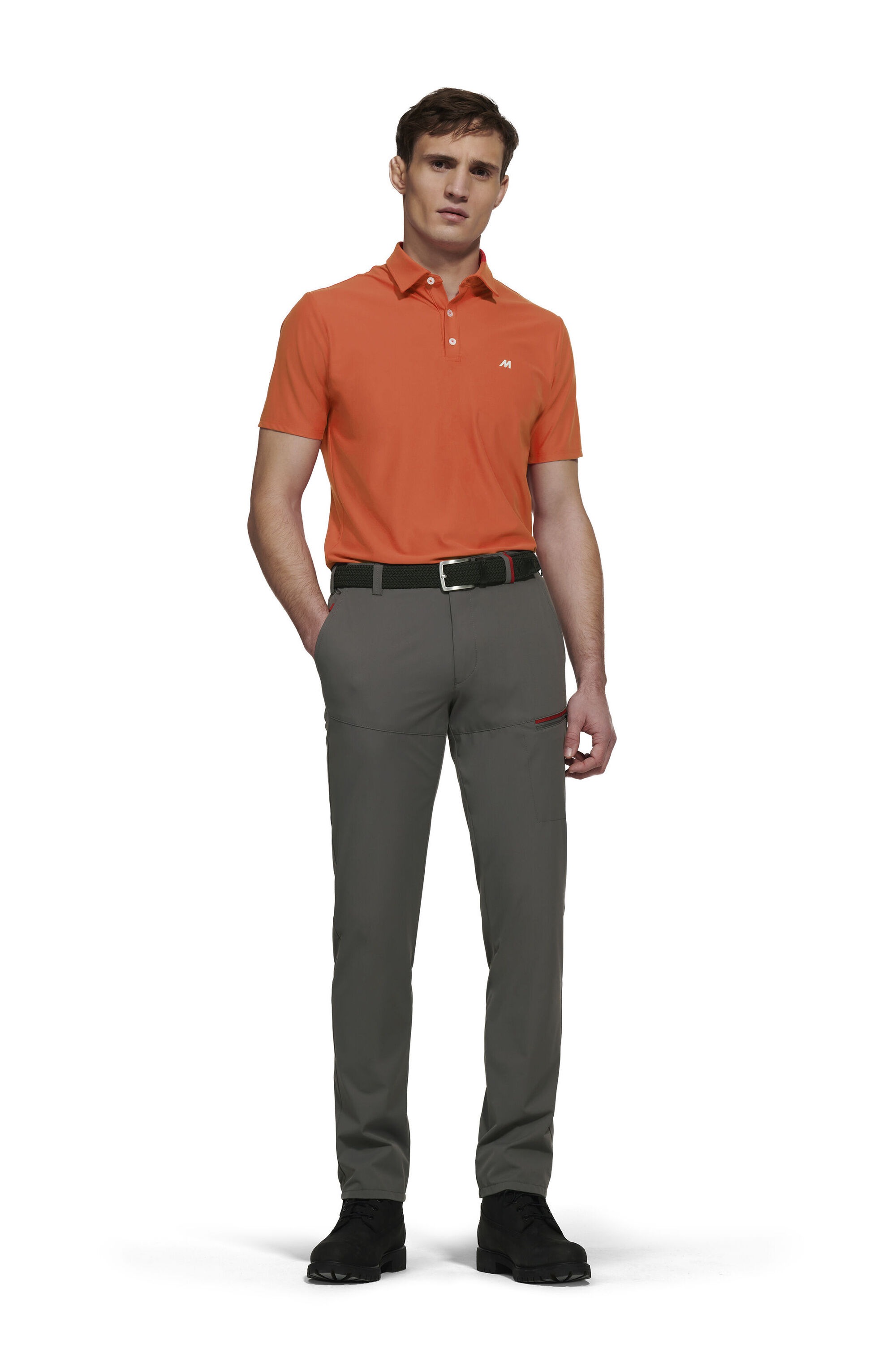 MEYER Tiger Polo Shirt Orange Size L 6