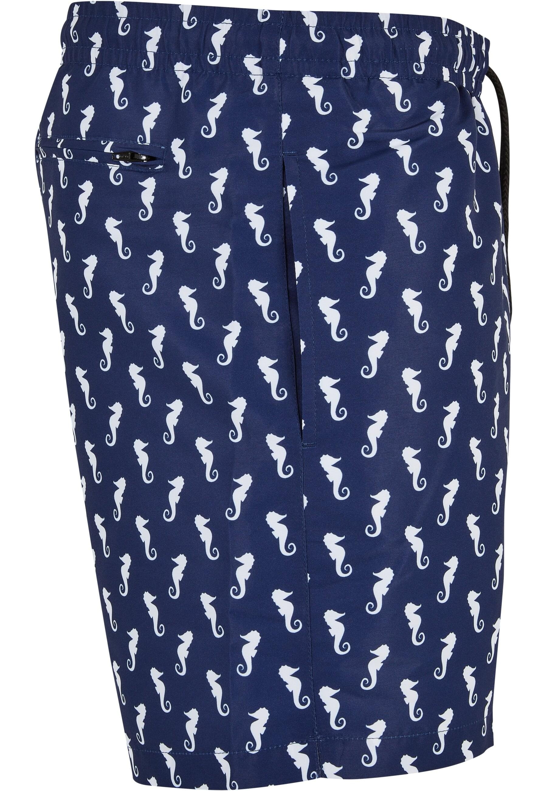URBAN CLASSICS Badeshorts »Urban Classics Herren Pattern Swim Shorts«