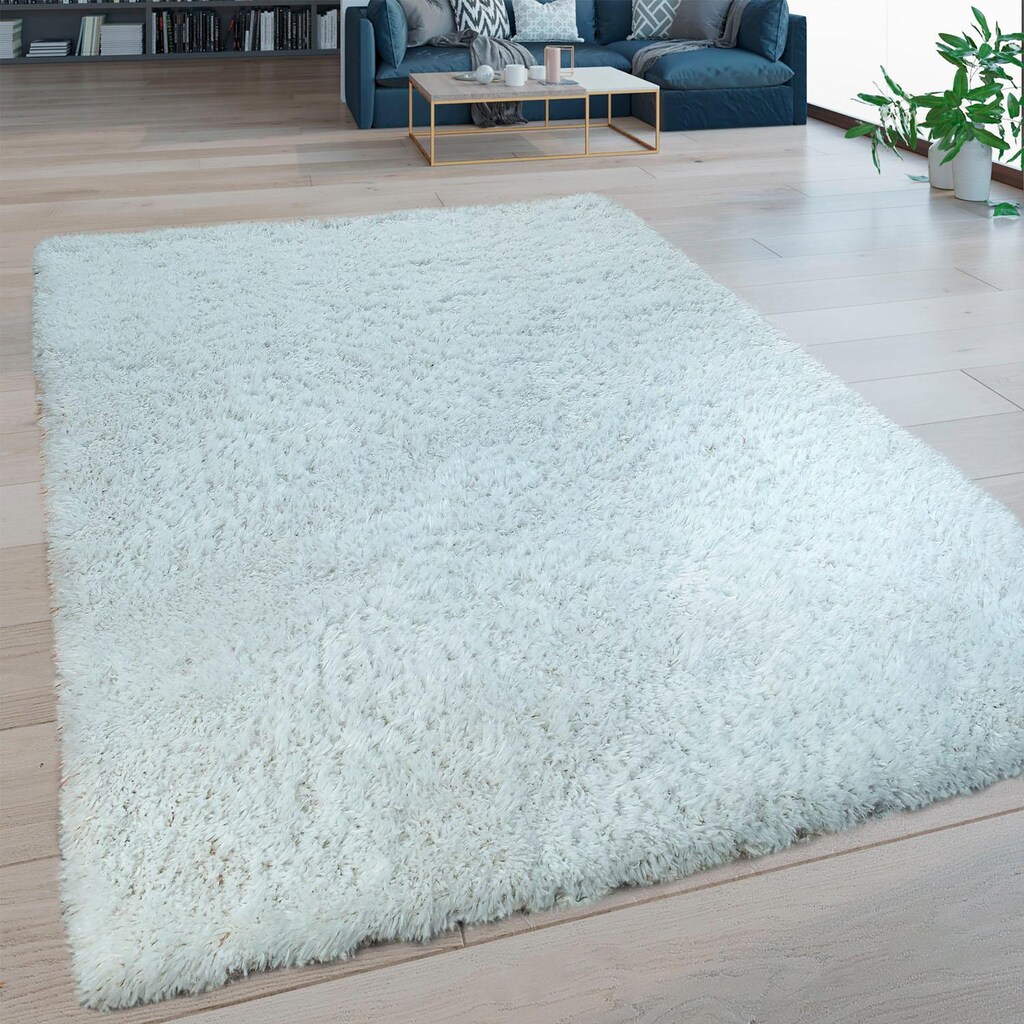 Paco Home Hochflor-Teppich »Bamba 410«, rechteckig