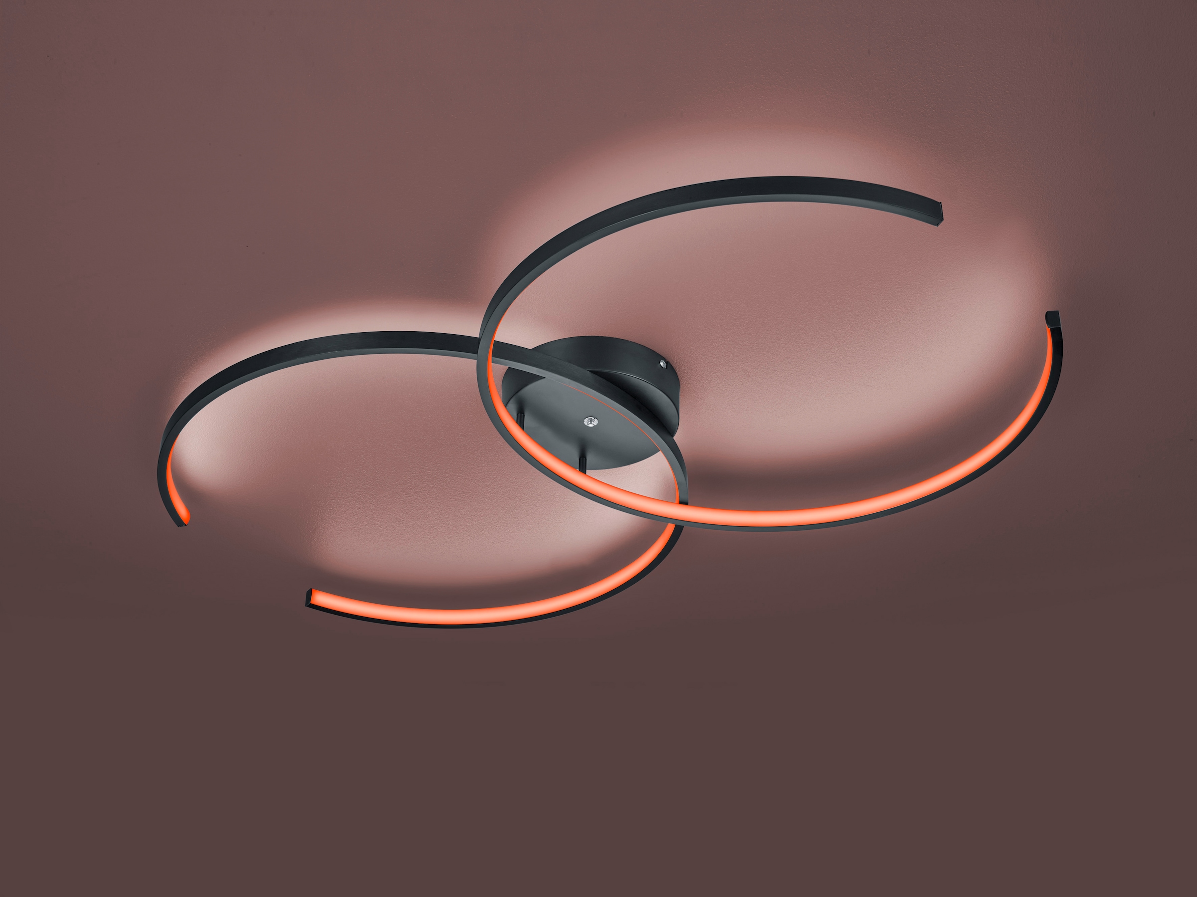 TRIO Leuchten LED Deckenleuchte »CITIZEN«, 2 flammig, Leuchtmittel LED-Board | LED fest integriert, WiZ Smarthome Deckenleuchte App Steuerung