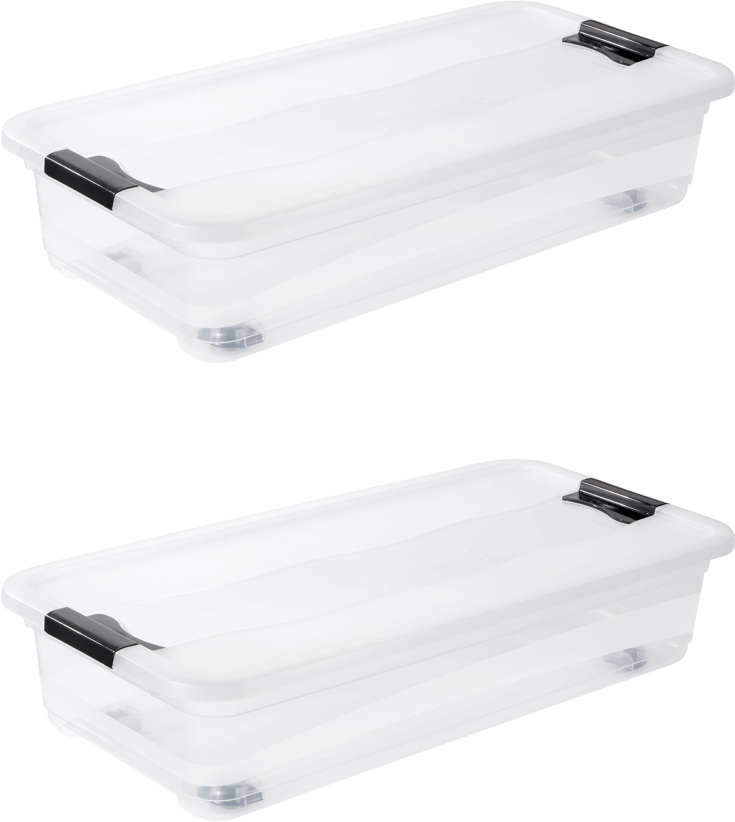 keeeper Aufbewahrungsbox "Konrad, Box mit Rollen, 2er Set, 33 L, 79,5 x 39, günstig online kaufen