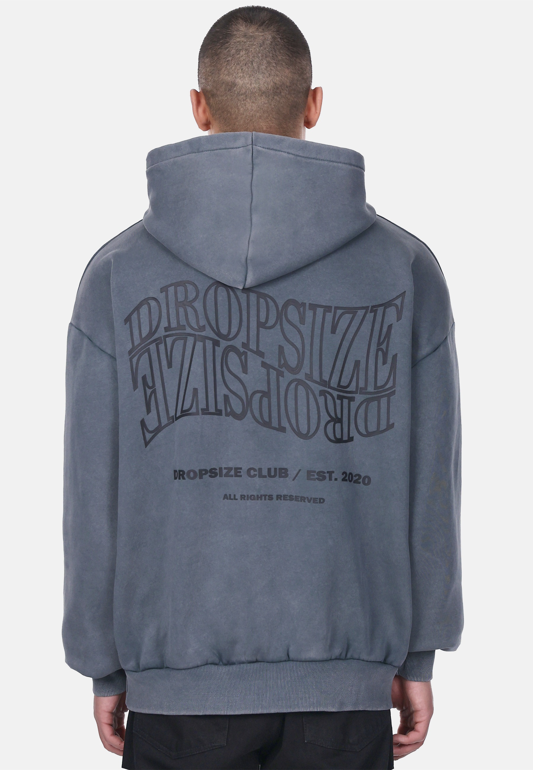 Dropsize Kapuzensweatshirt »Dropsize HEAVY OVERSIZE MIRRORED LOGO HOODIE«, 1 Stk.
