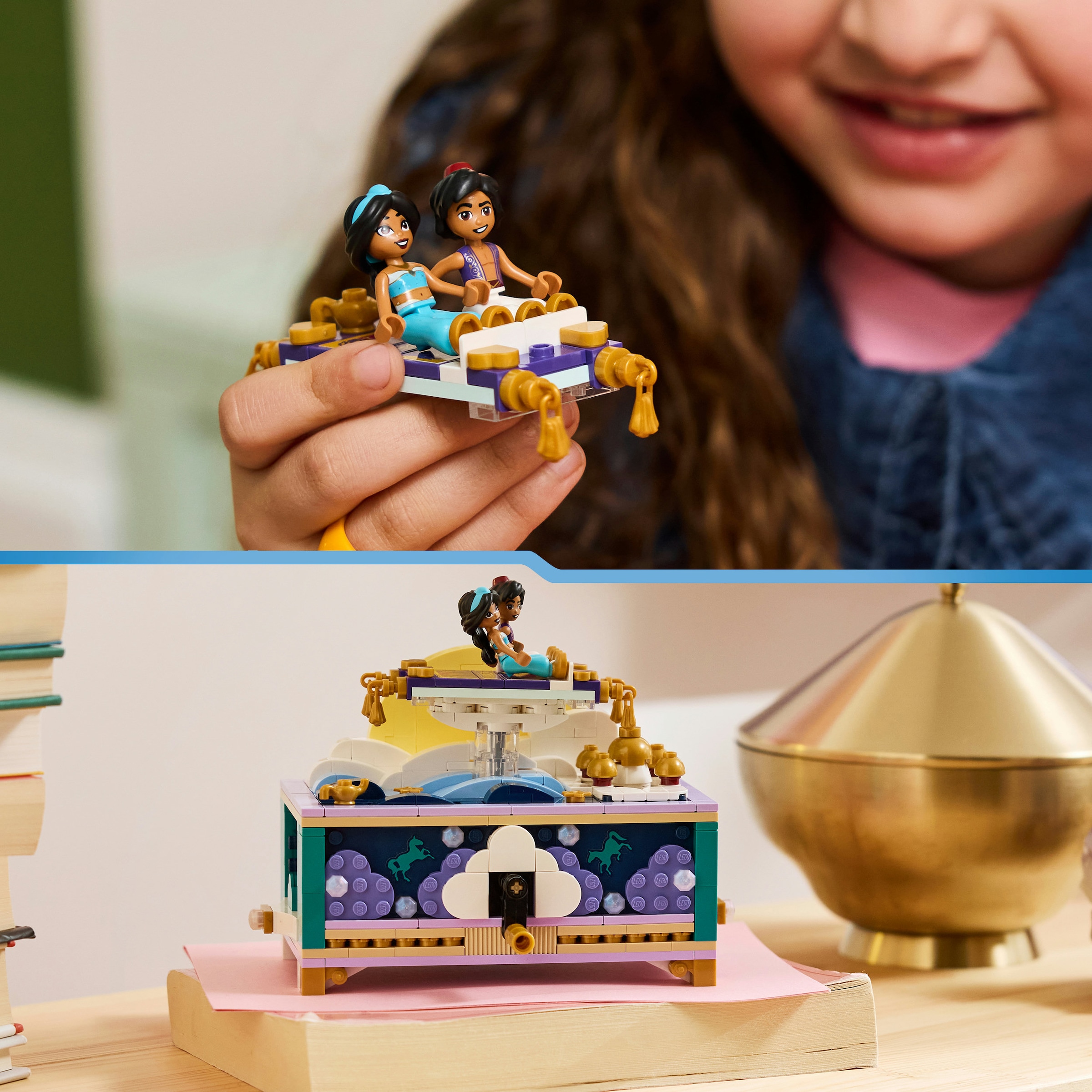 LEGO® Konstruktionsspielsteine »Jasmins Schmuckkästchen (43295), LEGO Disney Princess«