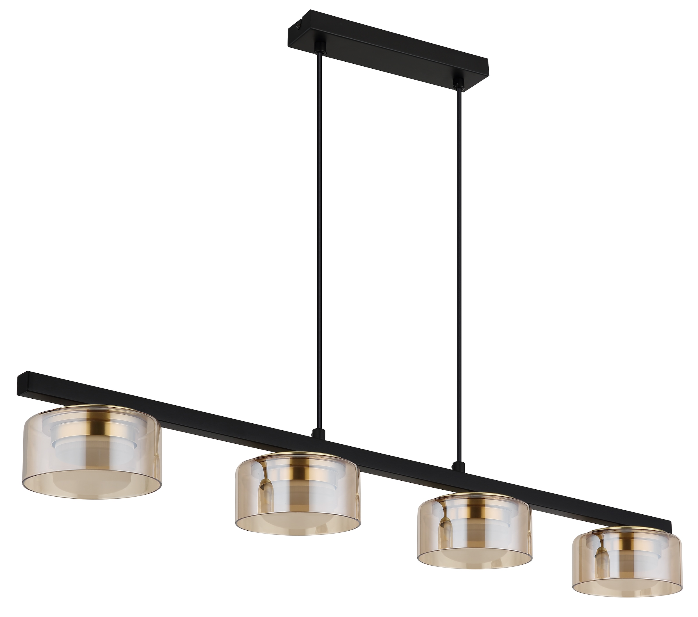 GLOBO LIGHTING Hängeleuchte »HIGGINS« GX53 1 Stk. Extra-Warmweiß Hängelampe Esszimmer-Leuchte Esstischleuchte Wohnzimmer