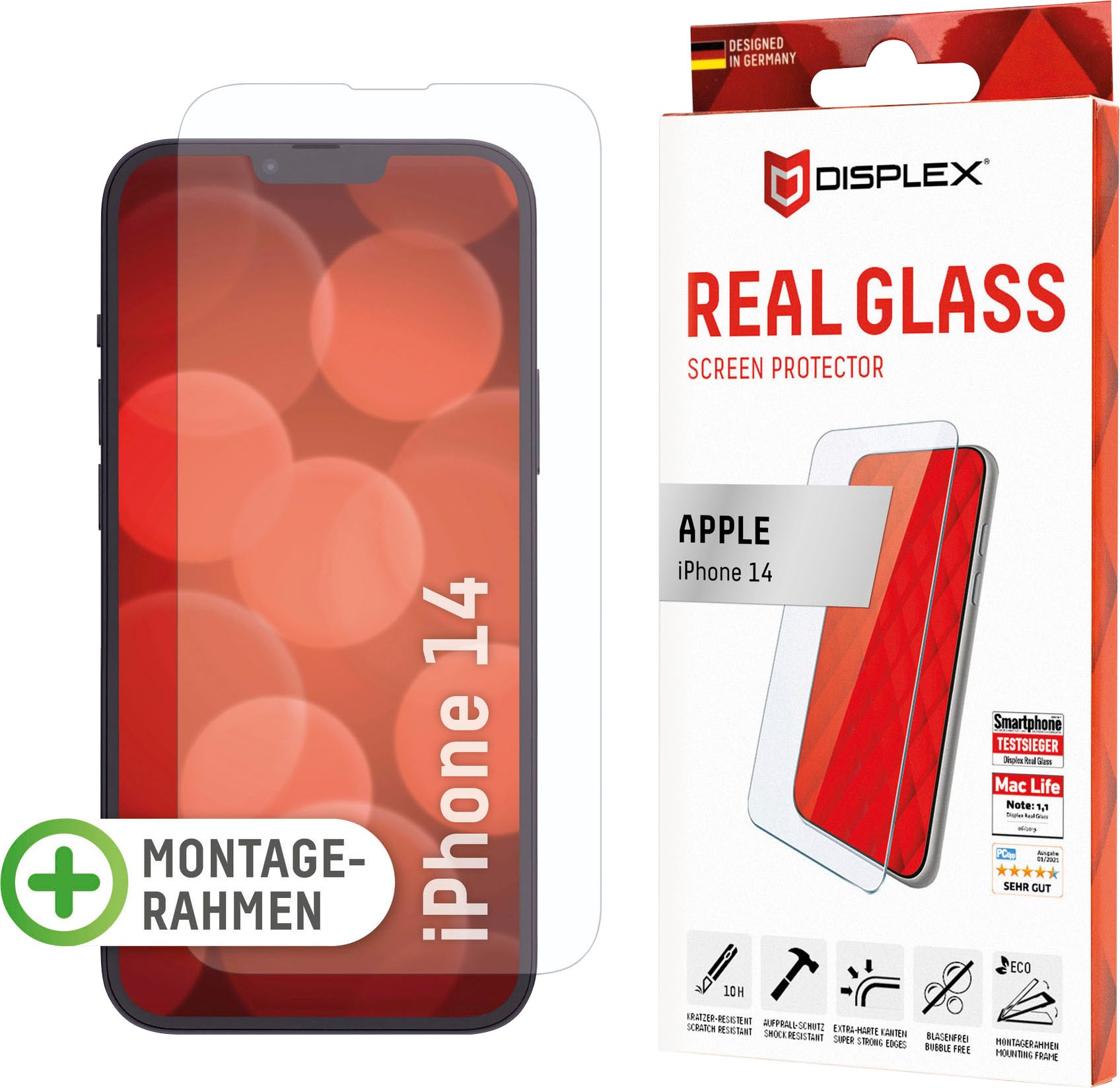Displex Displayschutzglas »Real Glass - iPhone...