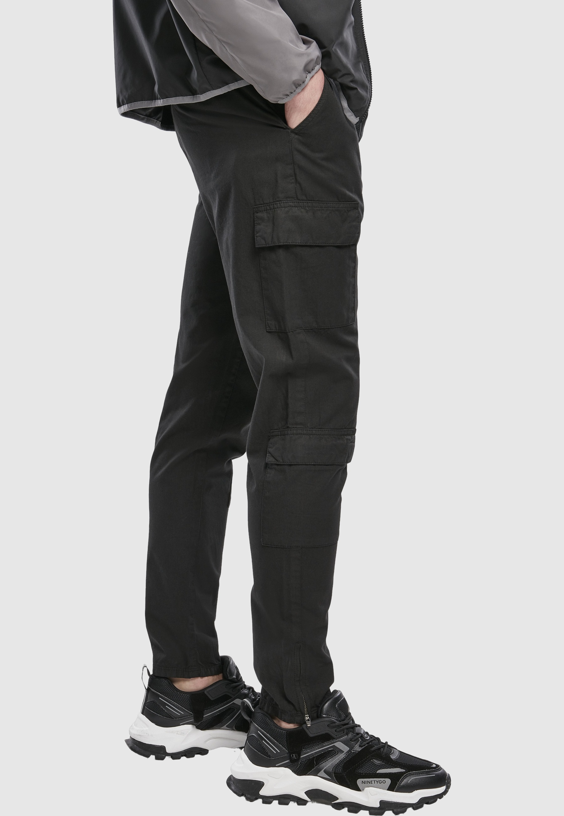 URBAN CLASSICS Cargohose »Urban Classics Herren Tapered Double Cargo Pants«