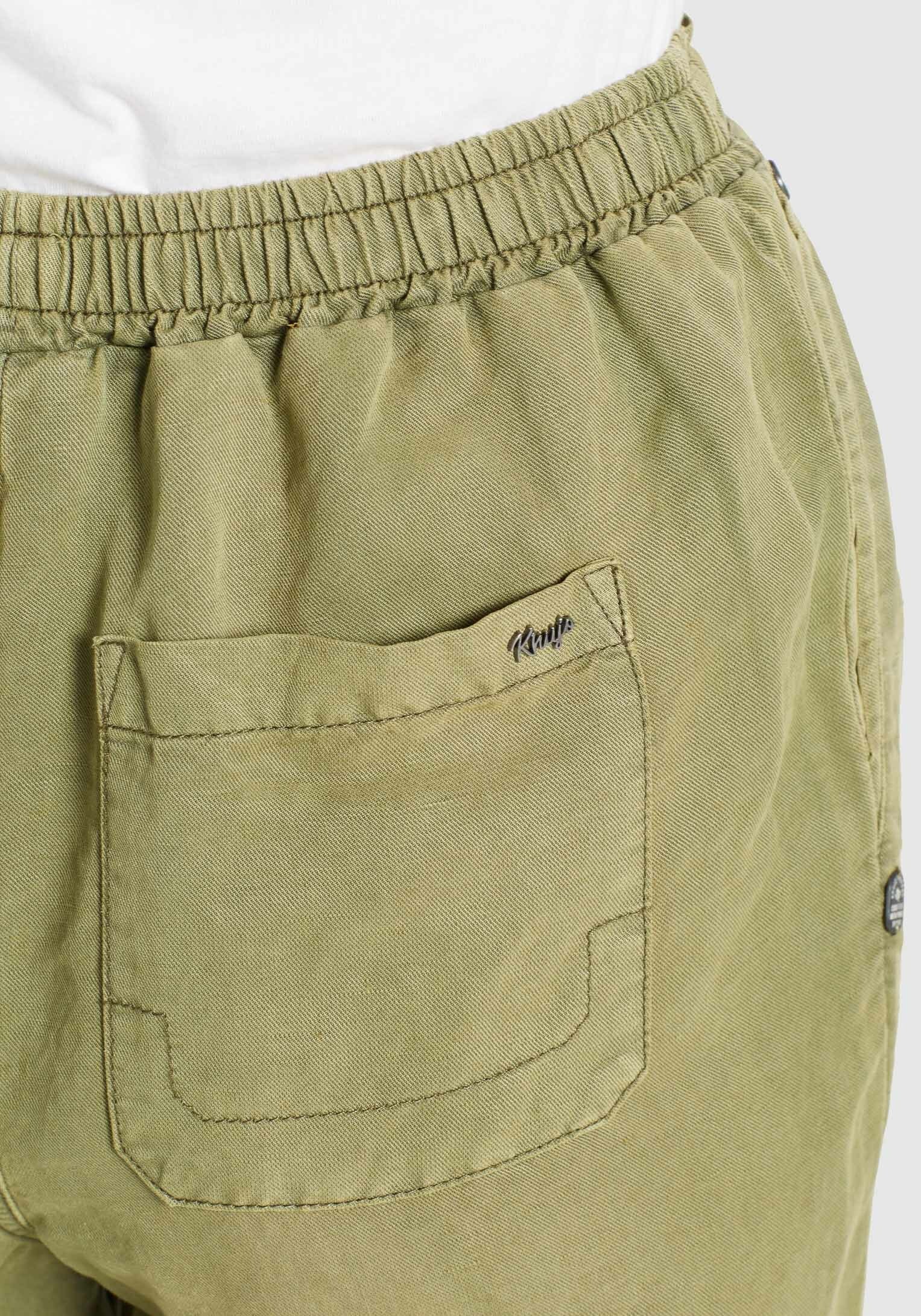 khujo Stoffhose »SVETJANA«, aus einer weichen Leinenmischung mit Mid Waist