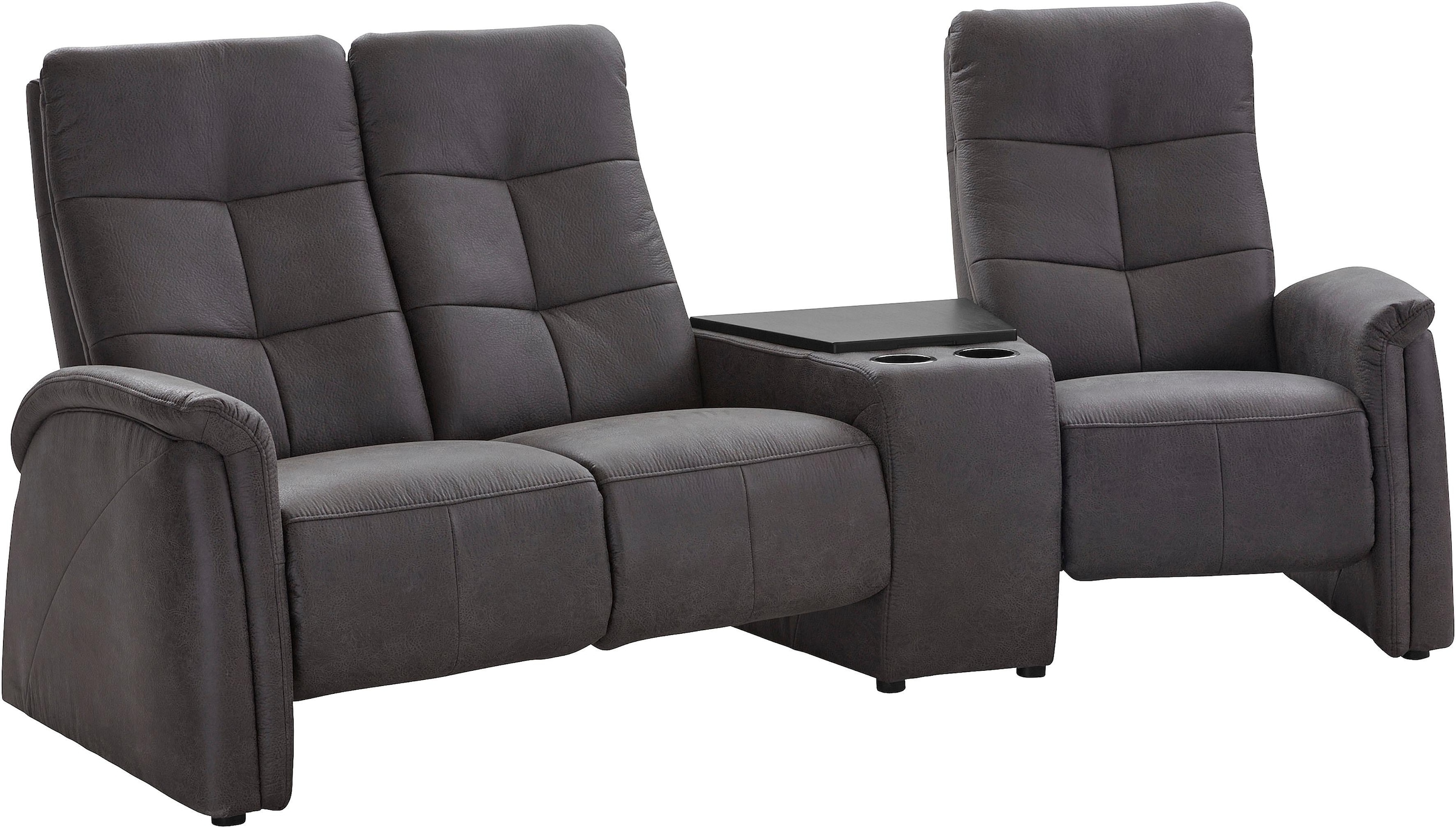 exxpo - sofa fashion 3-Sitzer »Tivoli, Kinosofa mit Relaxfunktion, mit Ablagetisch und Stauraum«, bequem und komfortabel, hohe Rückenlehne