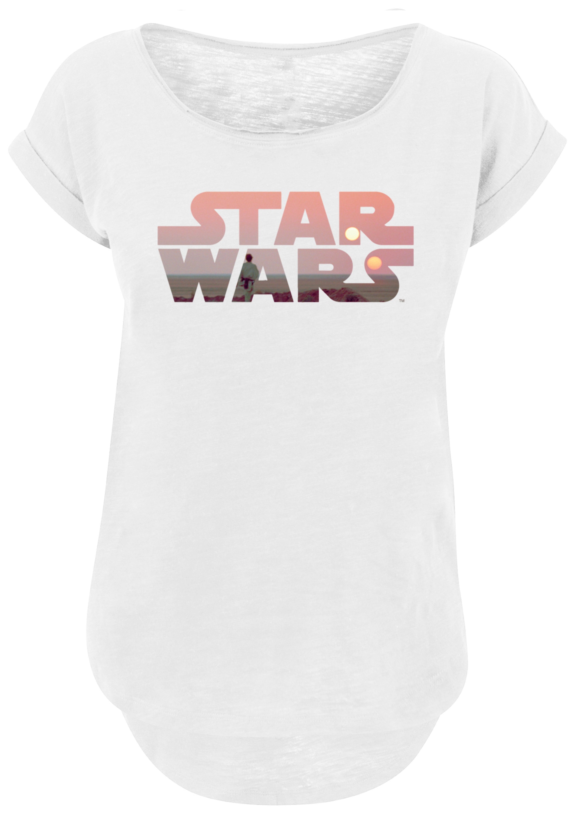 F4NT4STIC T-Shirt "Star Wars Tatooine Logo", Print günstig online kaufen