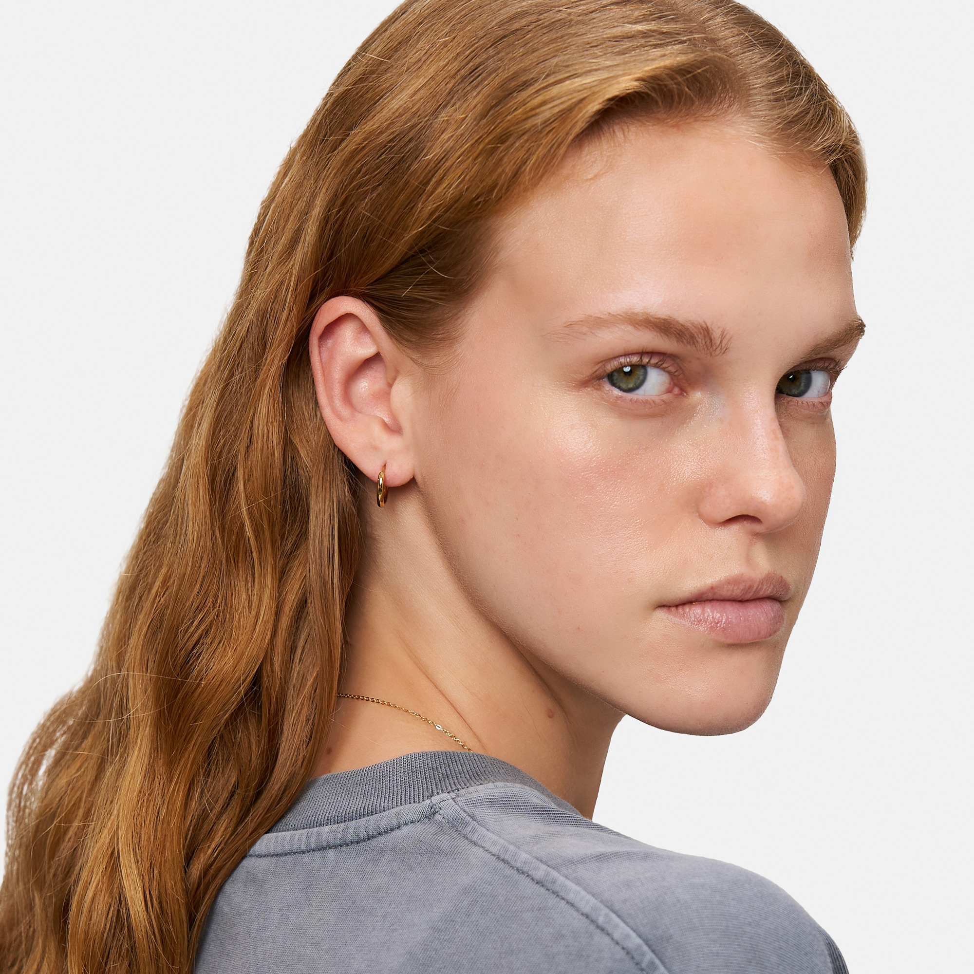 Liebeskind Berlin Paar Creolen »Schmuck Geschenk Edelstahl Ohrringe The Organic Treasure« Einhänger abnehmbar