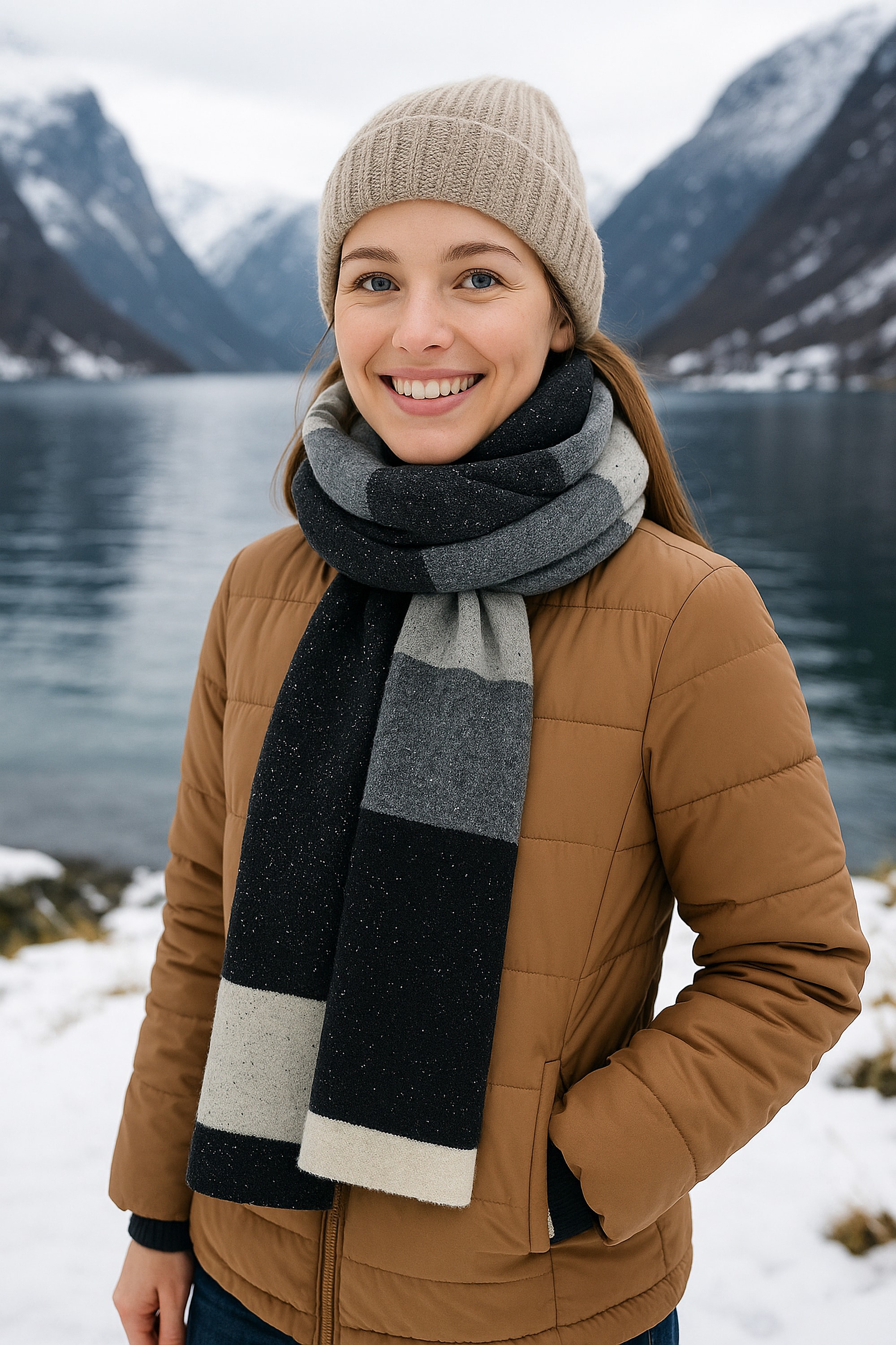 COLLEZIONE ALESSANDRO Wollschal "Kuschelweich", 1 Stk. eleganter schwarz-mi günstig online kaufen