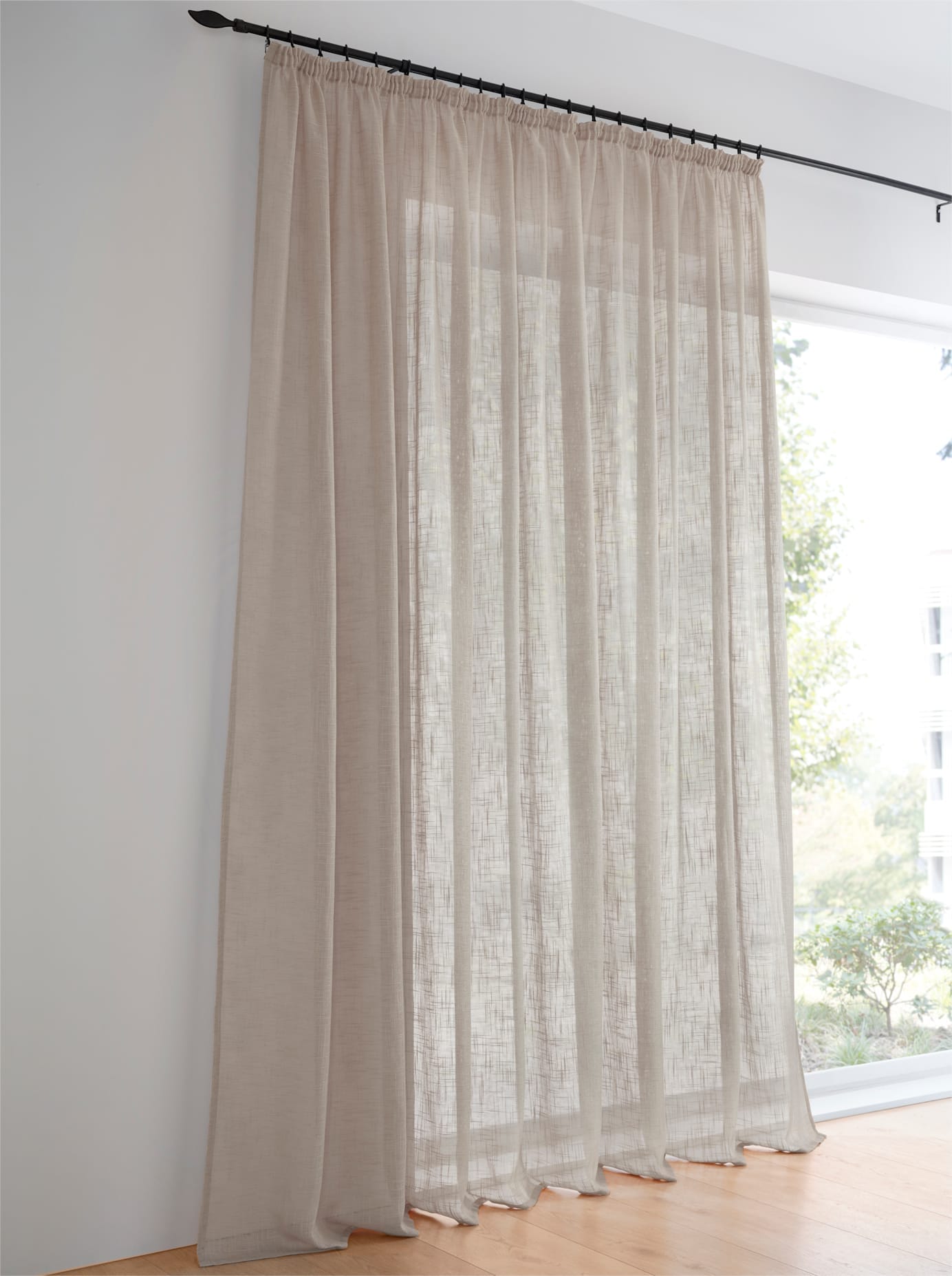 heine home Gardine Schlaufen 1 Stk. tlg.