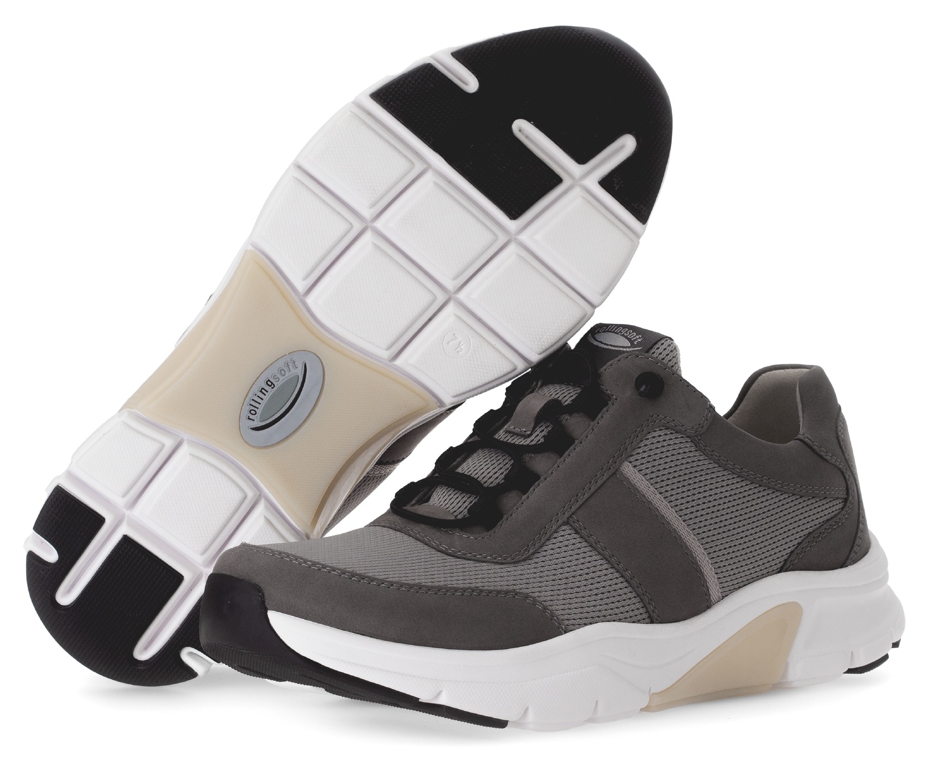 Gabor Rollingsoft Slip-On Sneaker, Freizeitschuh, Halbschuh, Slipper mit Logo an der Ferse, Weite G